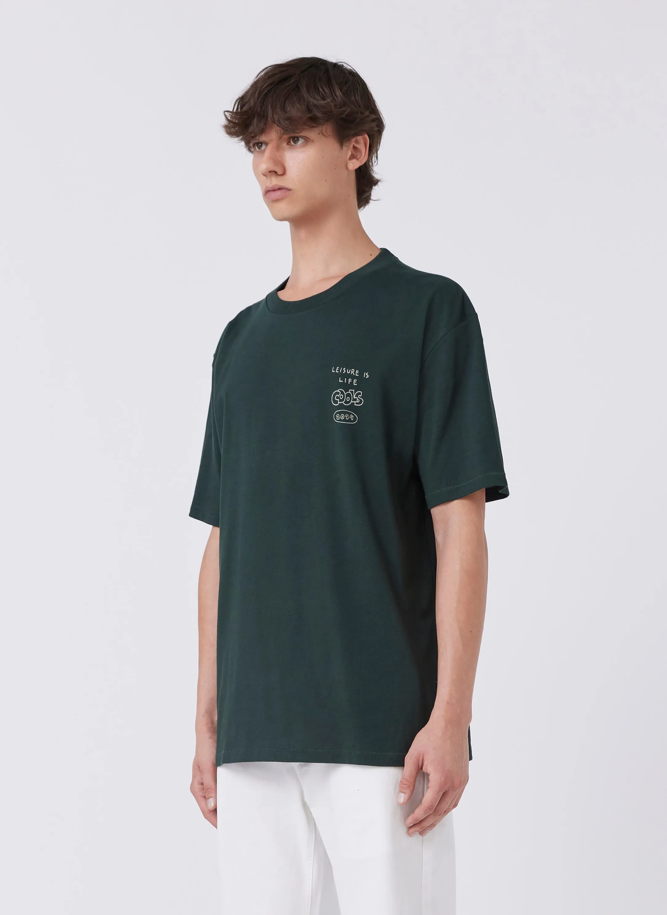 Leisure Life Homie Tee Forest sold by Barney Cools product image thumbnail 3