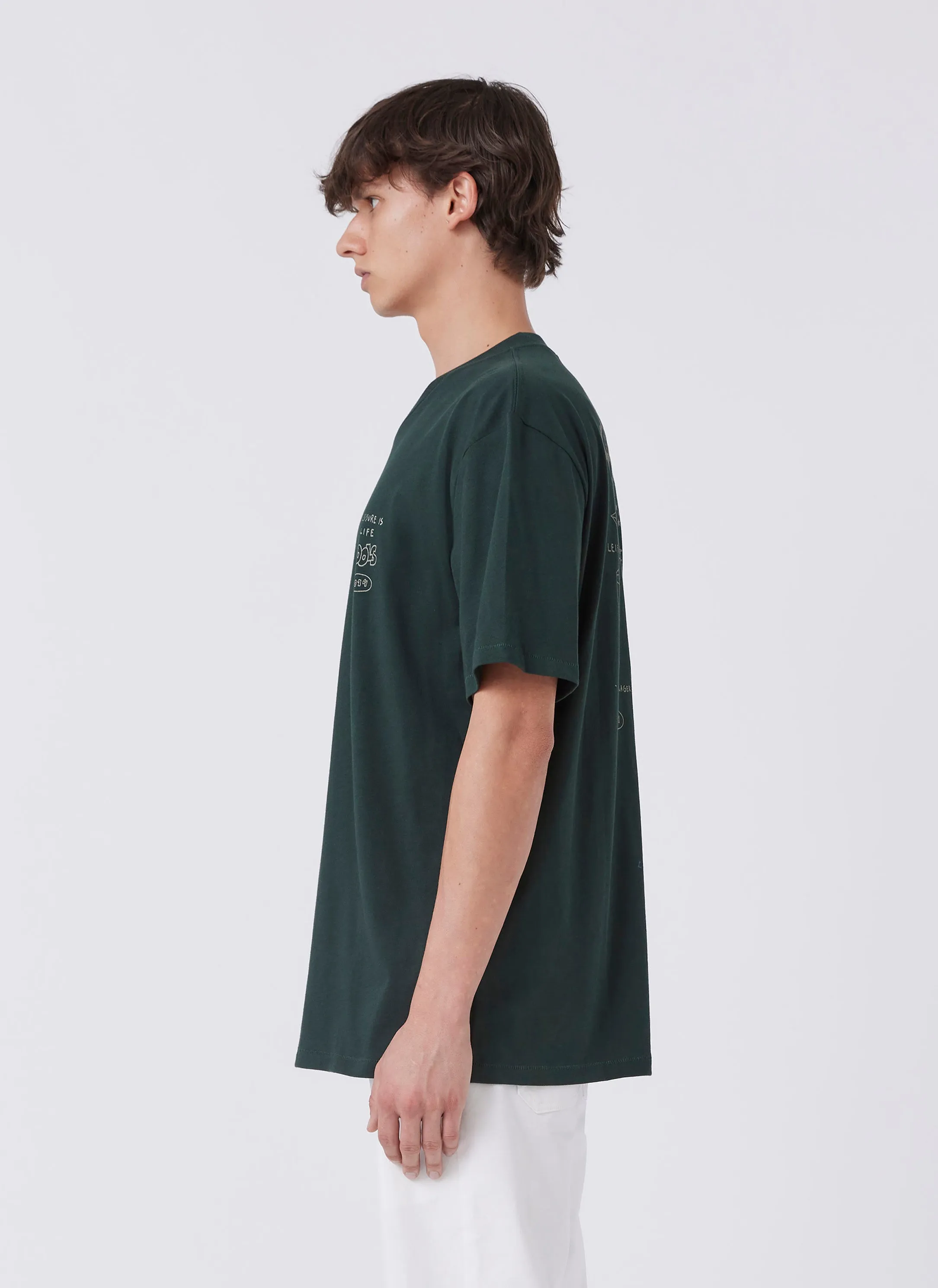 Leisure Life Homie Tee Forest sold by Barney Cools product image thumbnail 4