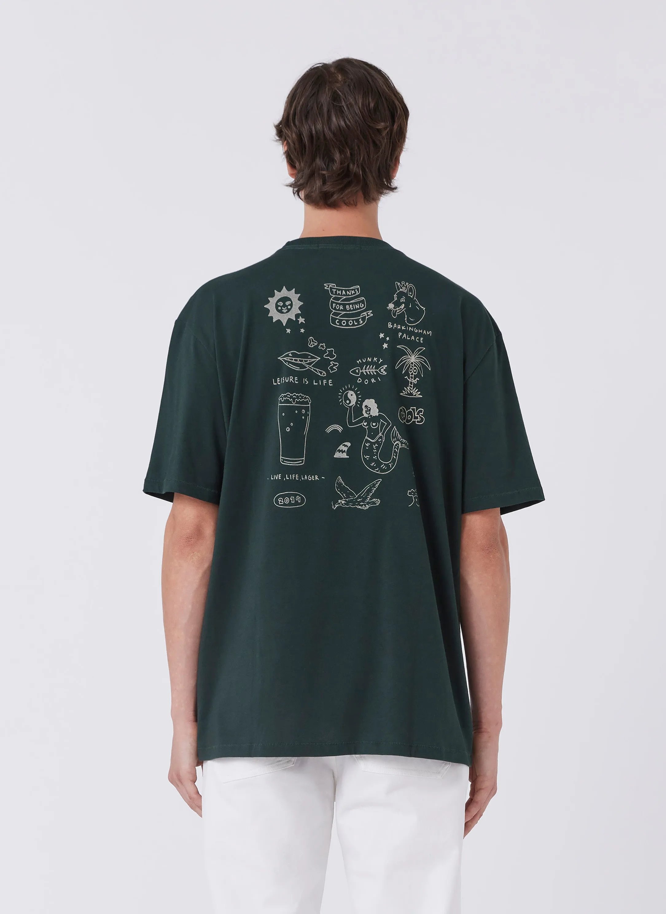 Leisure Life Homie Tee Forest sold by Barney Cools product image thumbnail 5