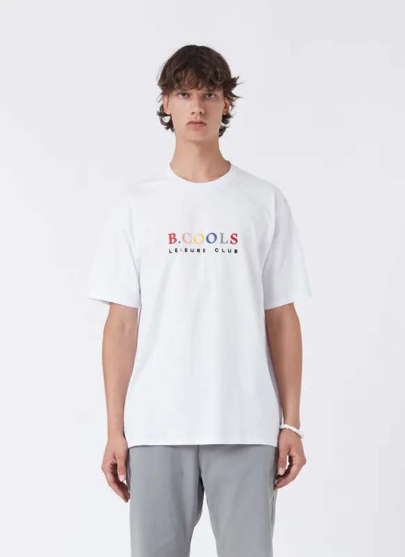 Leisure Club Tee White sold by Barney Cools