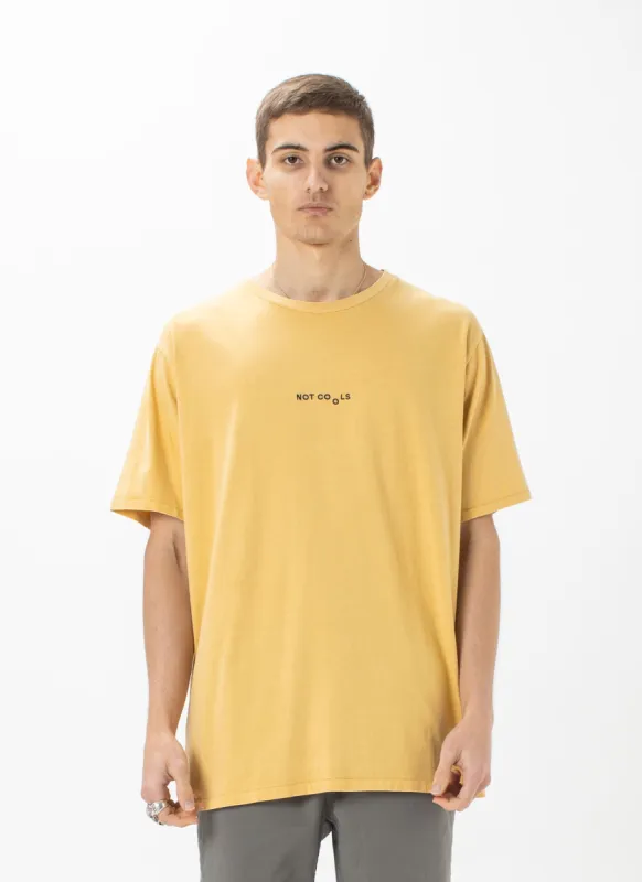 Not Cools Tee Mustard sold by Barney Cools