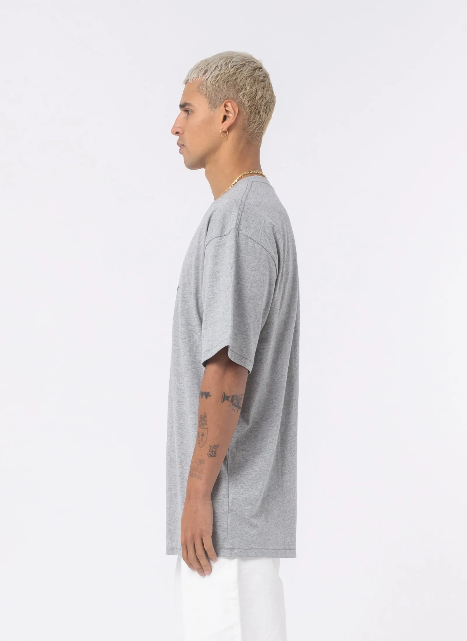 90s Homie Tee Grey Melange sold by Barney Cools product image thumbnail 5