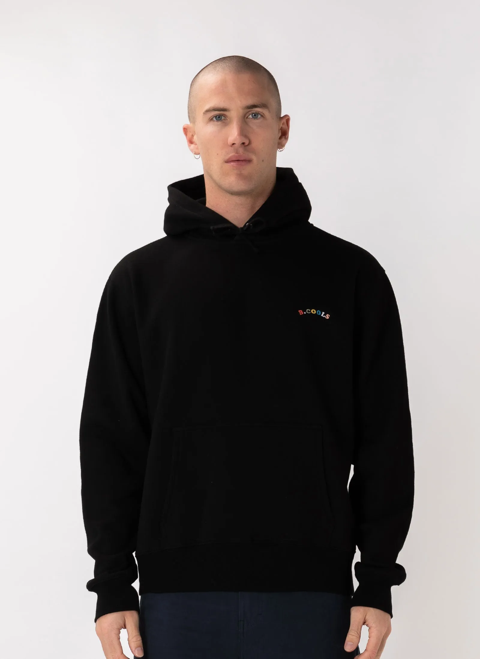 B.Nostalgic Hood Sweatshirt Black sold by Barney Cools