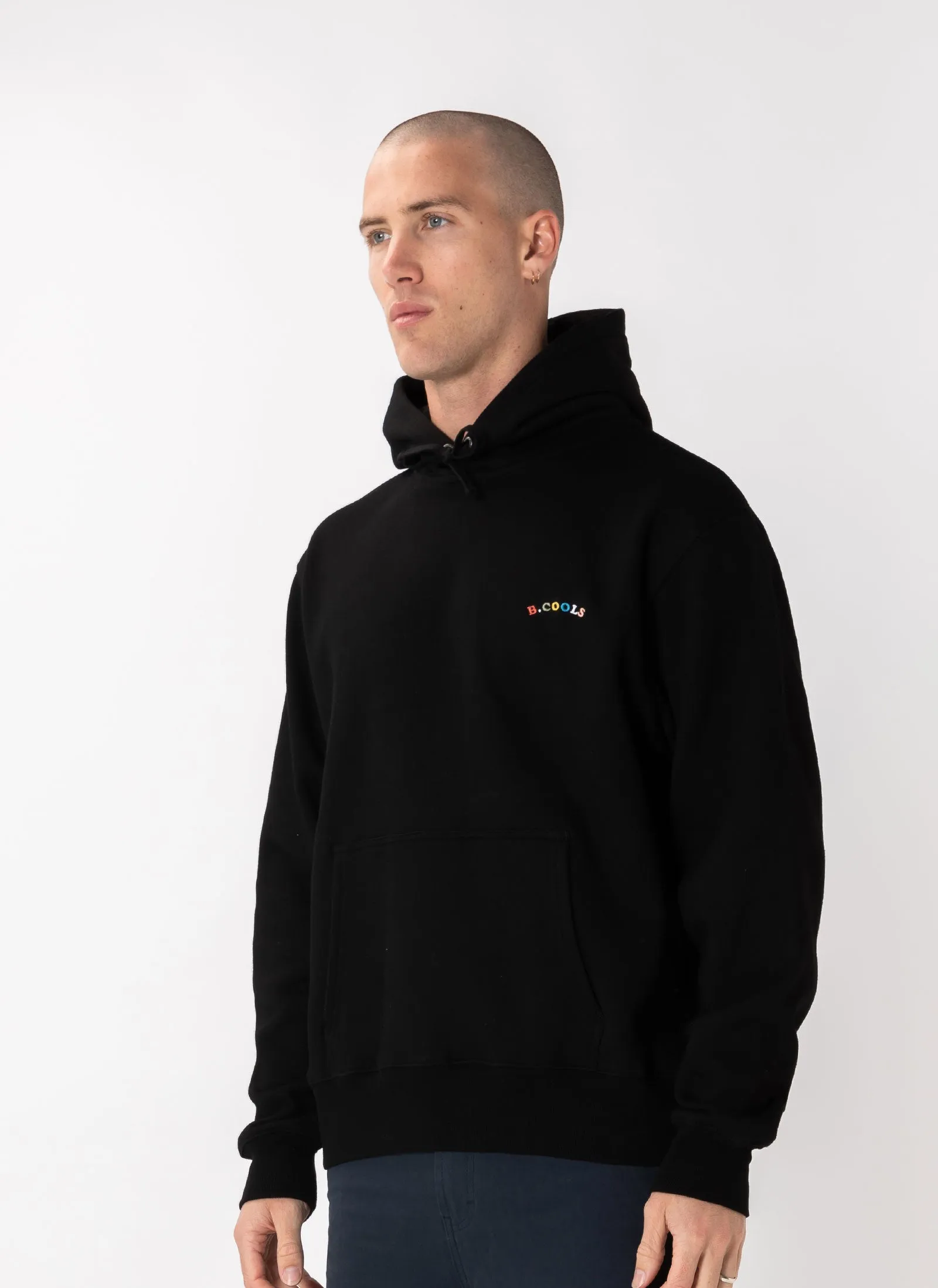 B.Nostalgic Hood Sweatshirt Black sold by Barney Cools product image thumbnail 3