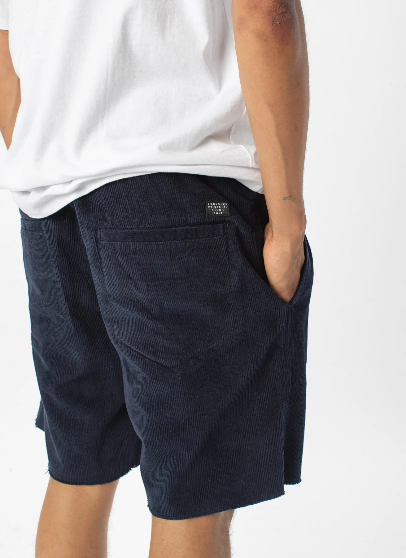 B.Relaxed Short Navy Corduroy sold by Barney Cools product image thumbnail 2