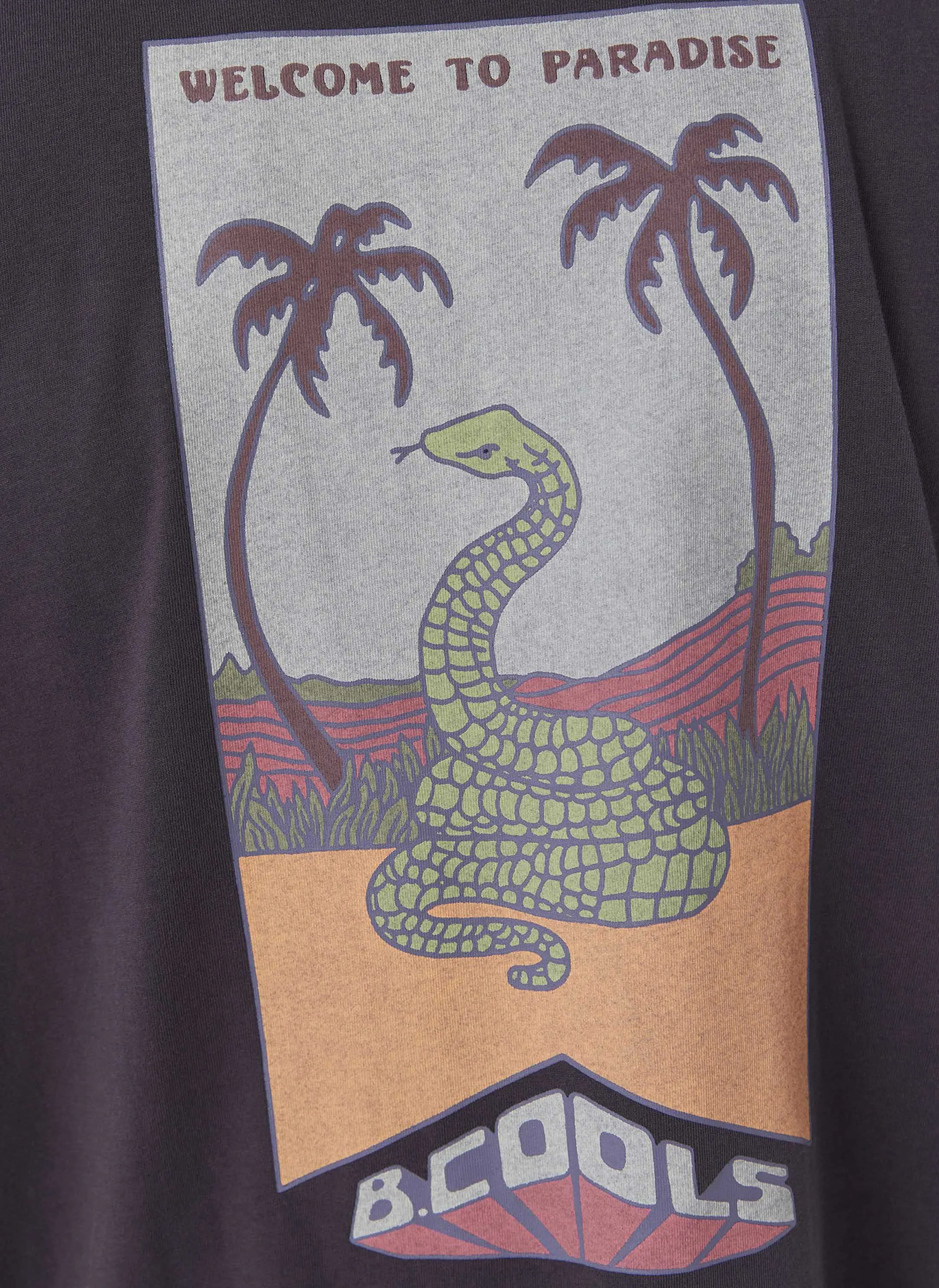 Serpent Homie Tee Pigment Black sold by Barney Cools product image thumbnail 3