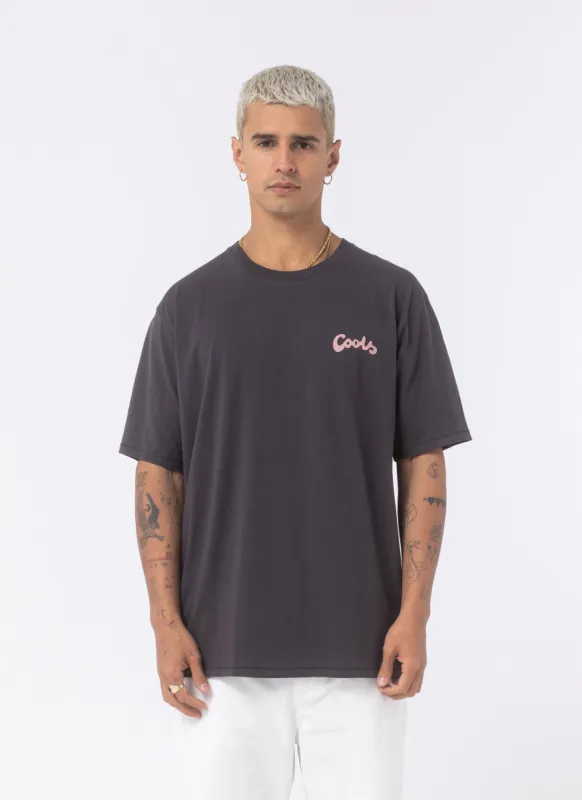 True Blue Tee Pigment Black sold by Barney Cools