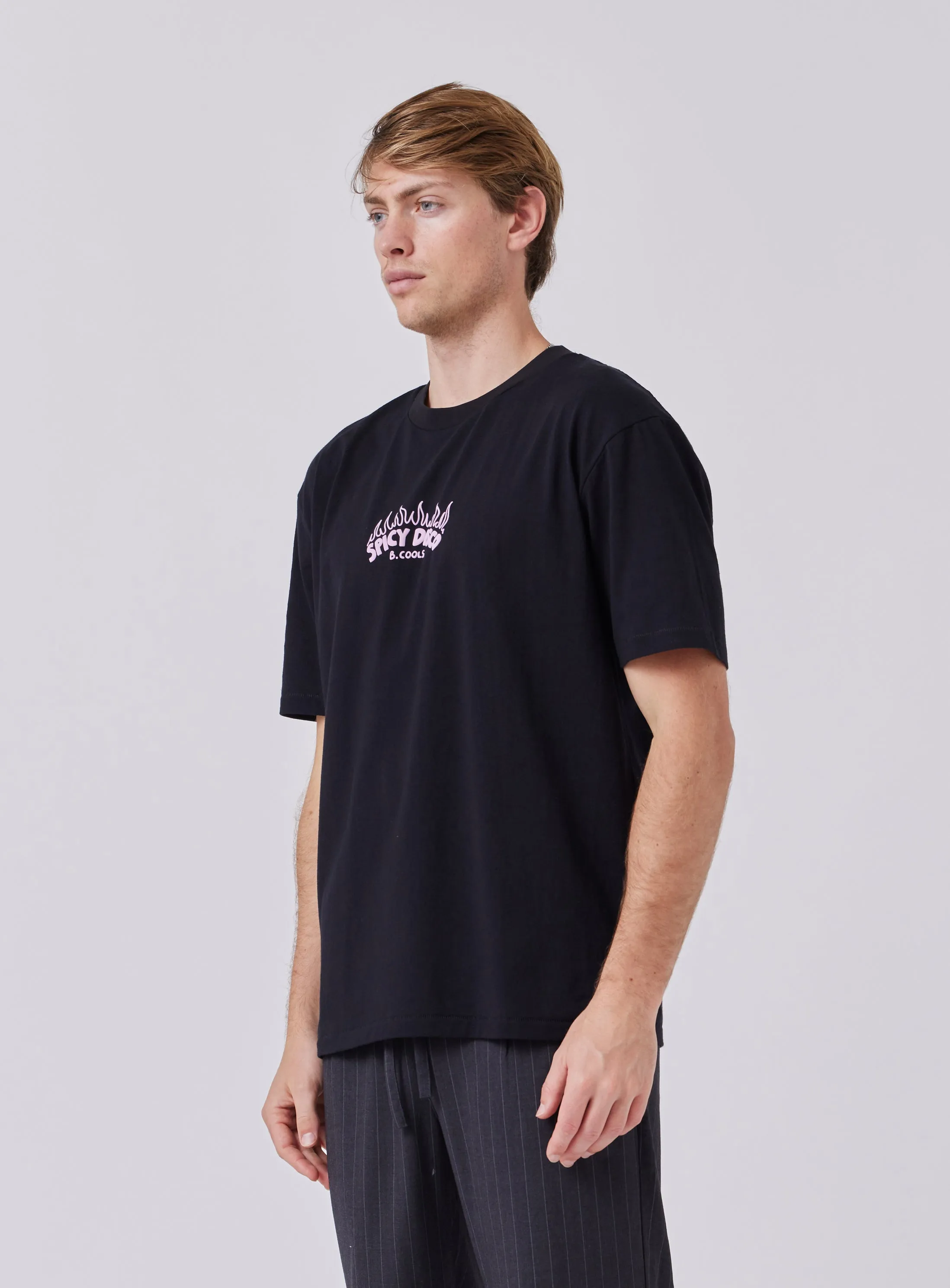 Spicy Disco Tee Black sold by Barney Cools product image thumbnail 4