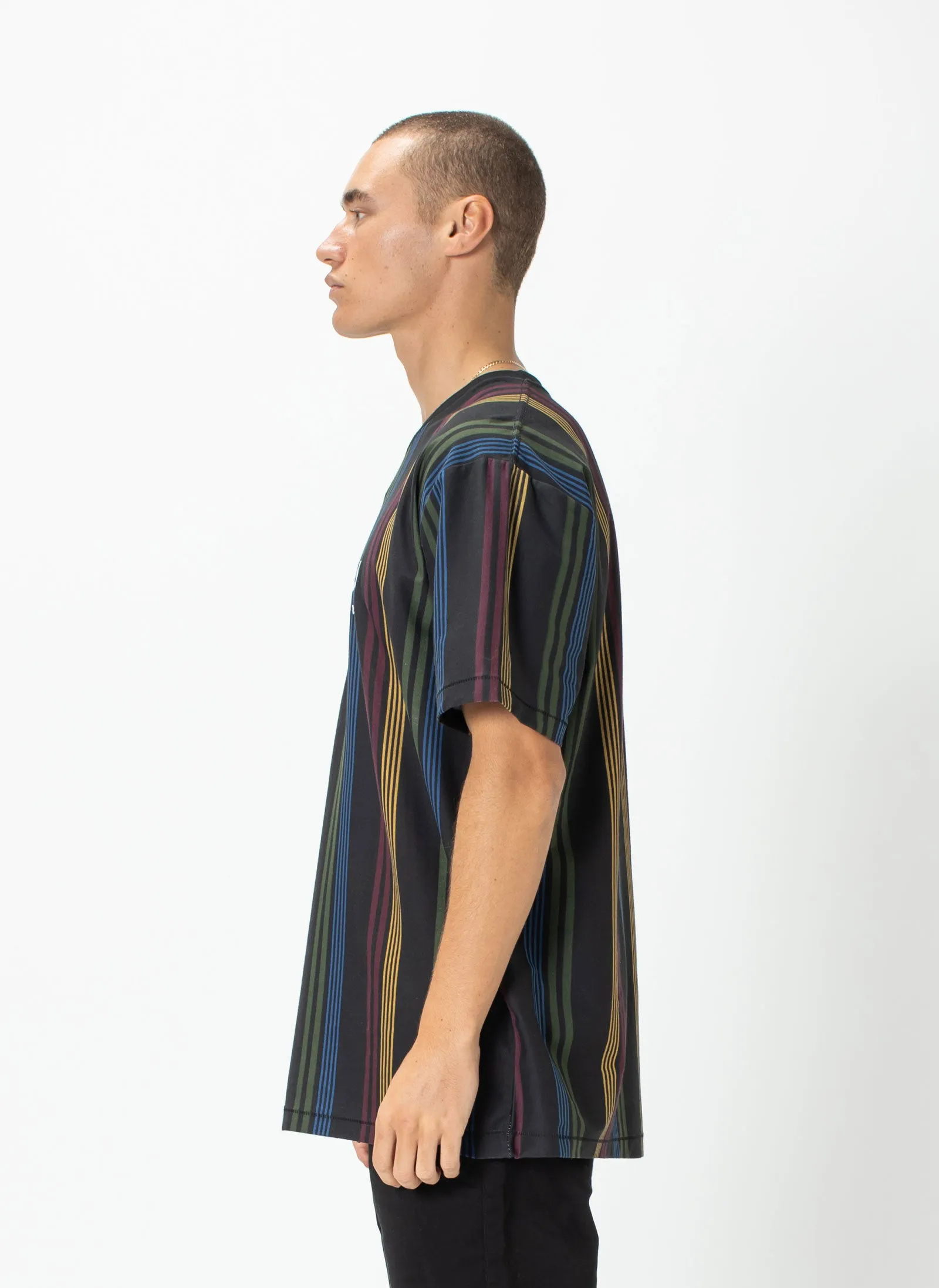 Leisure Club Tee Black Stripe sold by Barney Cools product image thumbnail 4