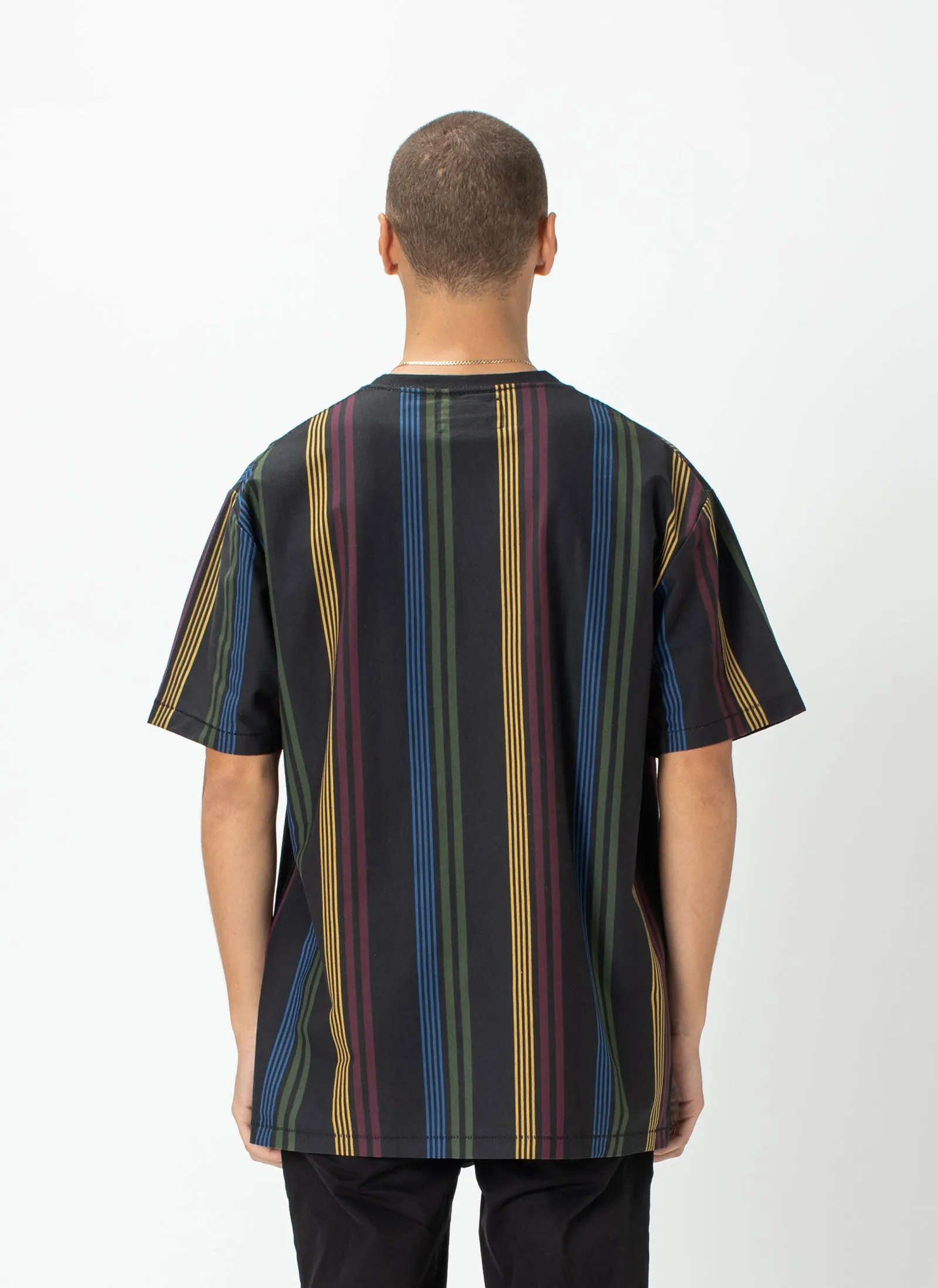 Leisure Club Tee Black Stripe sold by Barney Cools product image thumbnail 5
