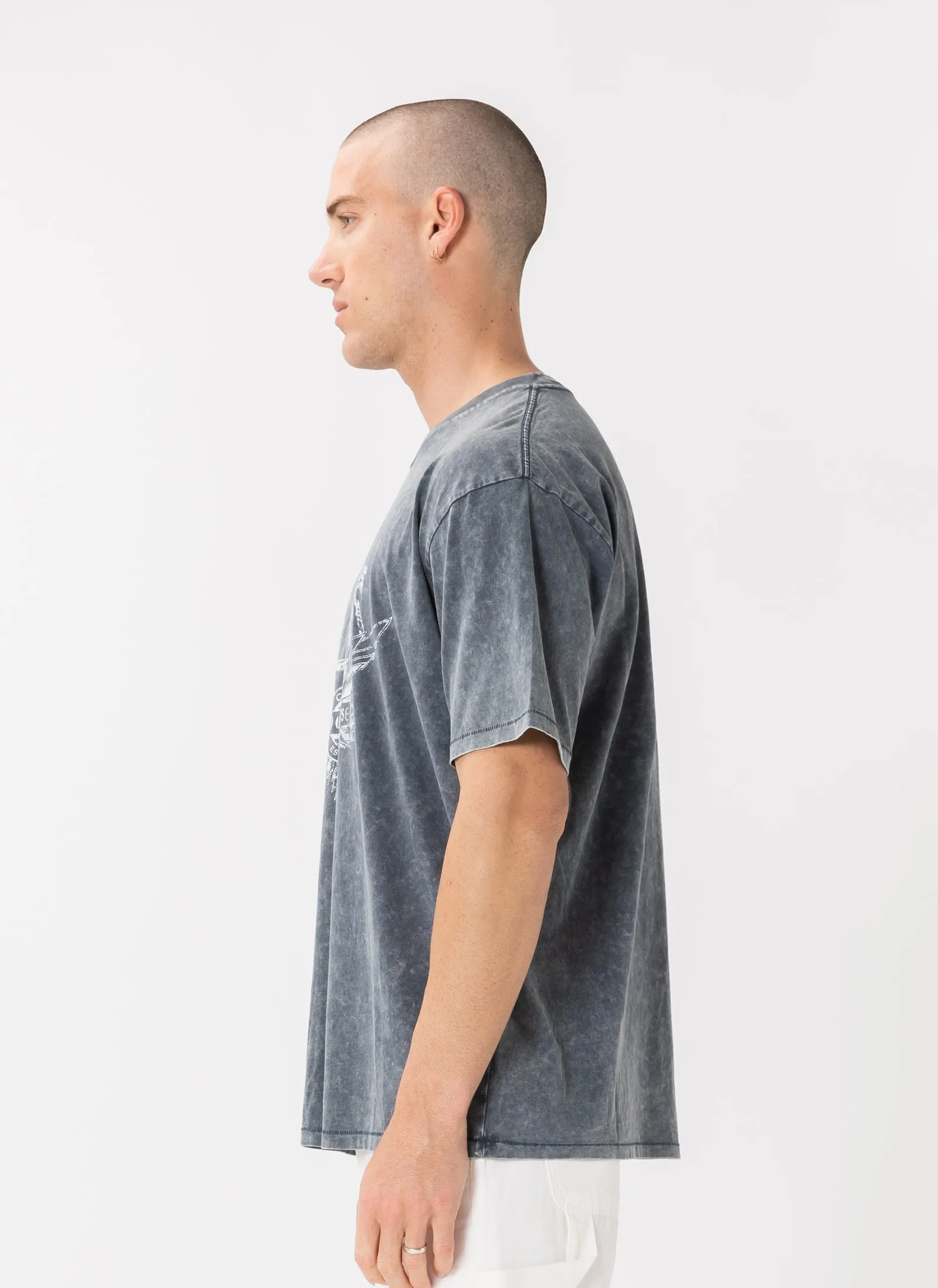 Bored Homie Tee Acid Slate sold by Barney Cools product image thumbnail 4