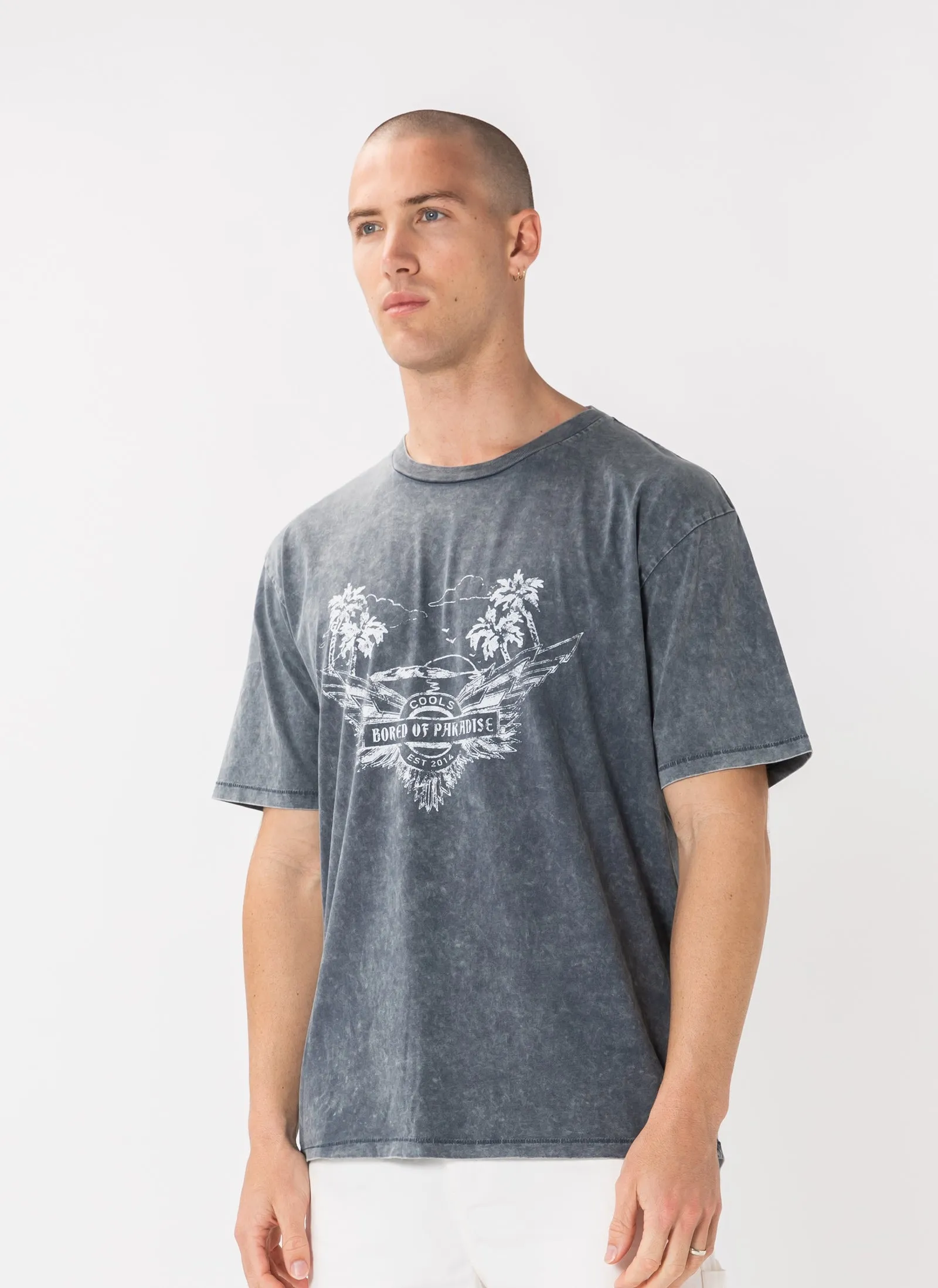 Bored Homie Tee Acid Slate sold by Barney Cools product image thumbnail 3