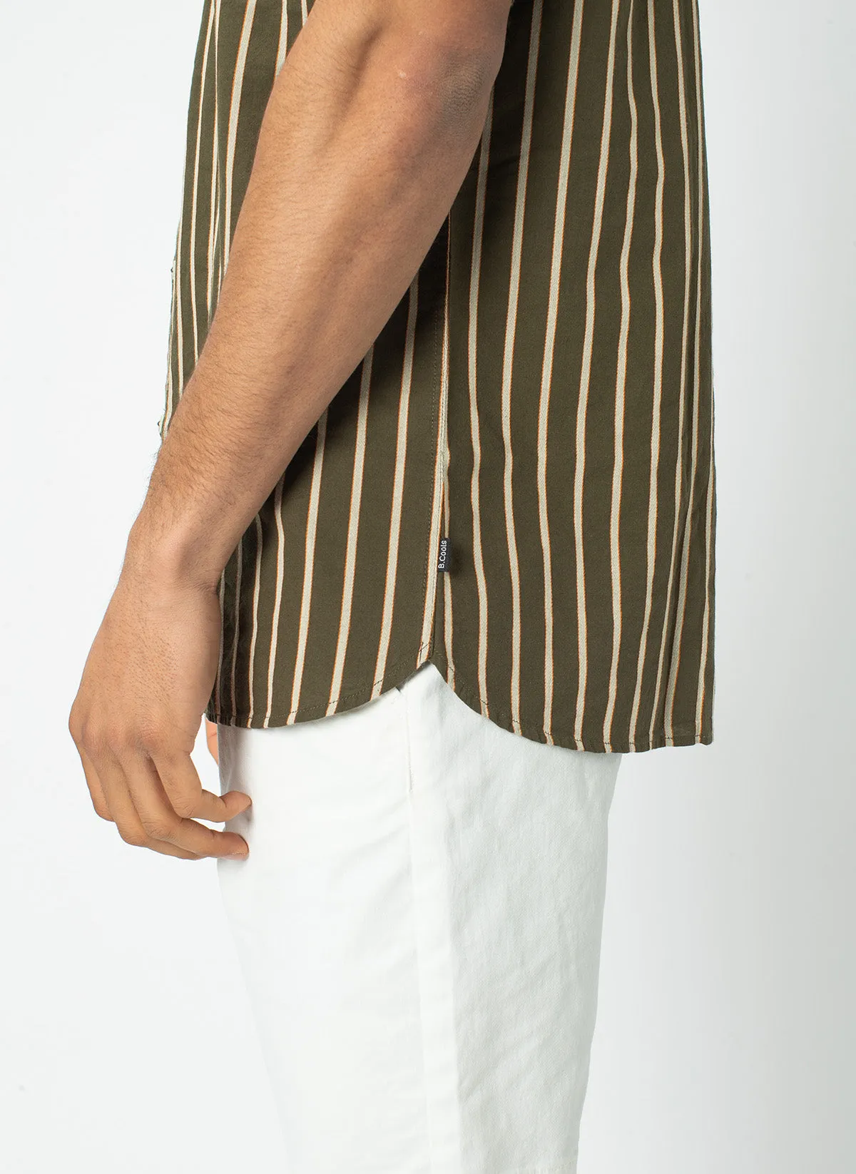 Holiday Short-Sleeve Shirt Army Stripe - Sale sold by Barney Cools product image thumbnail 5