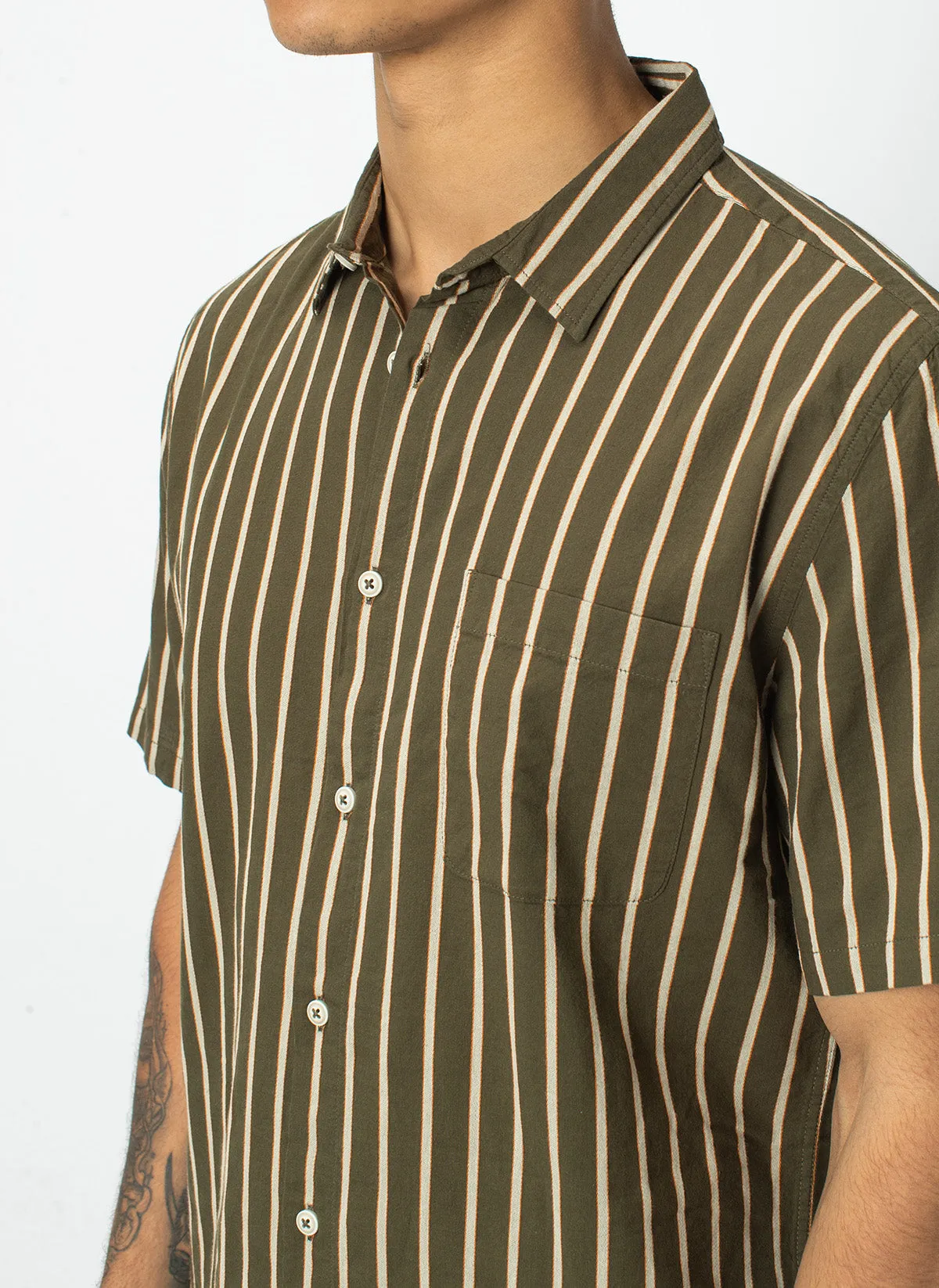 Holiday Short-Sleeve Shirt Army Stripe - Sale sold by Barney Cools product image thumbnail 2
