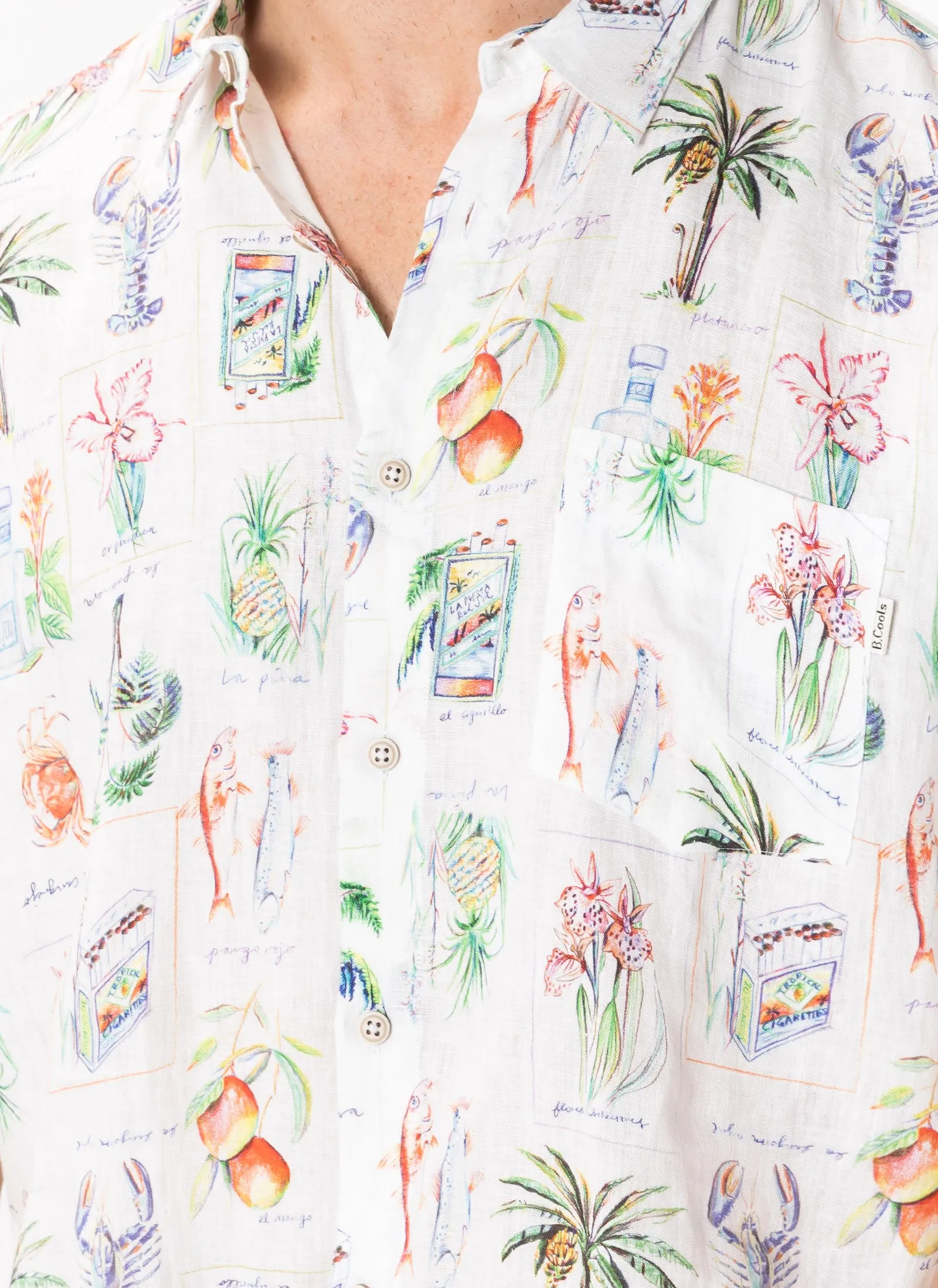 Holiday Shirt Carribean White sold by Barney Cools product image thumbnail 2