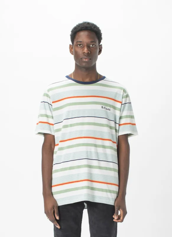 B.Cools Embro Tee Malibu Stripe sold by Barney Cools