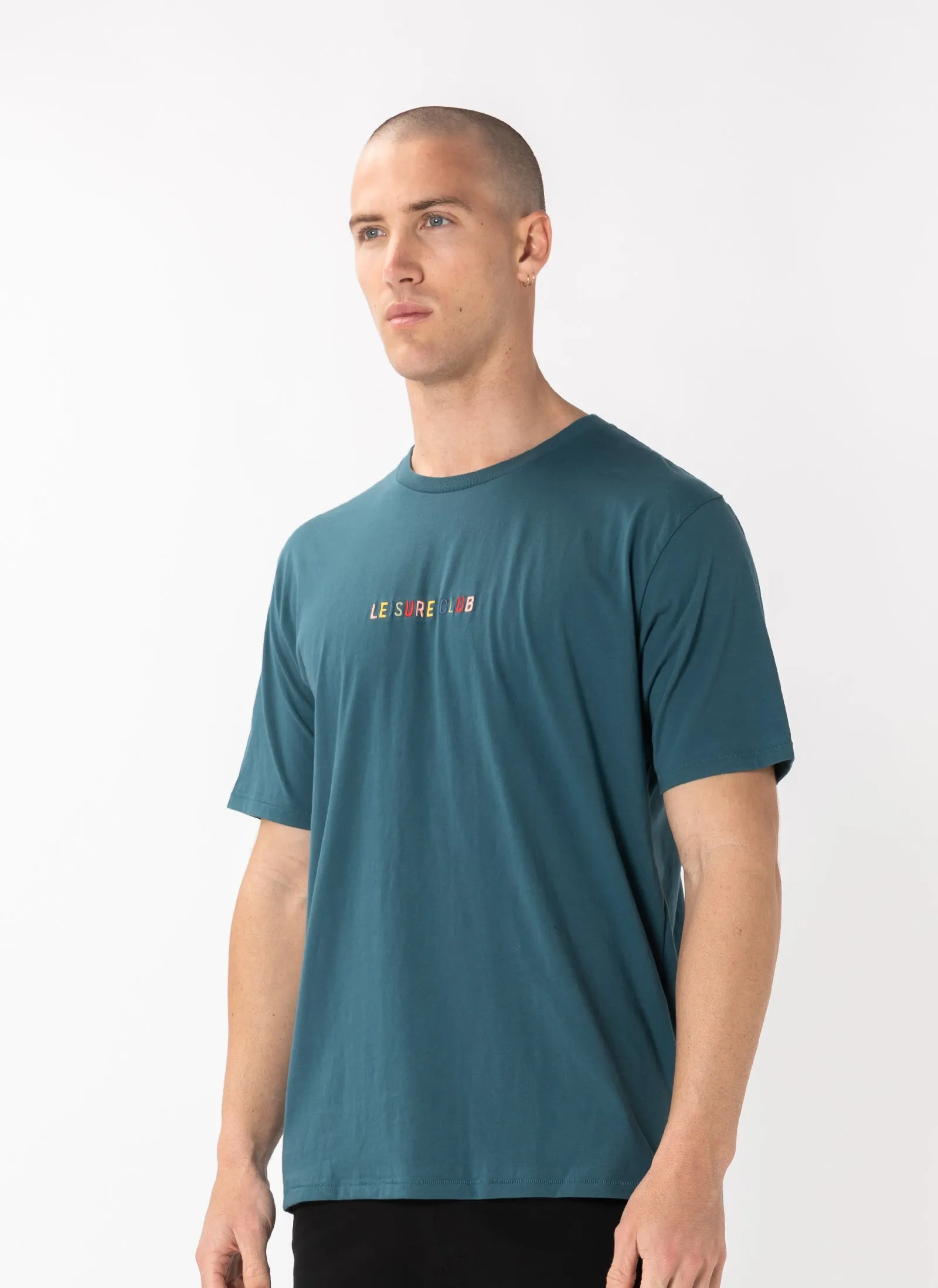 Leisure Micro Tee Teal sold by Barney Cools product image thumbnail 3