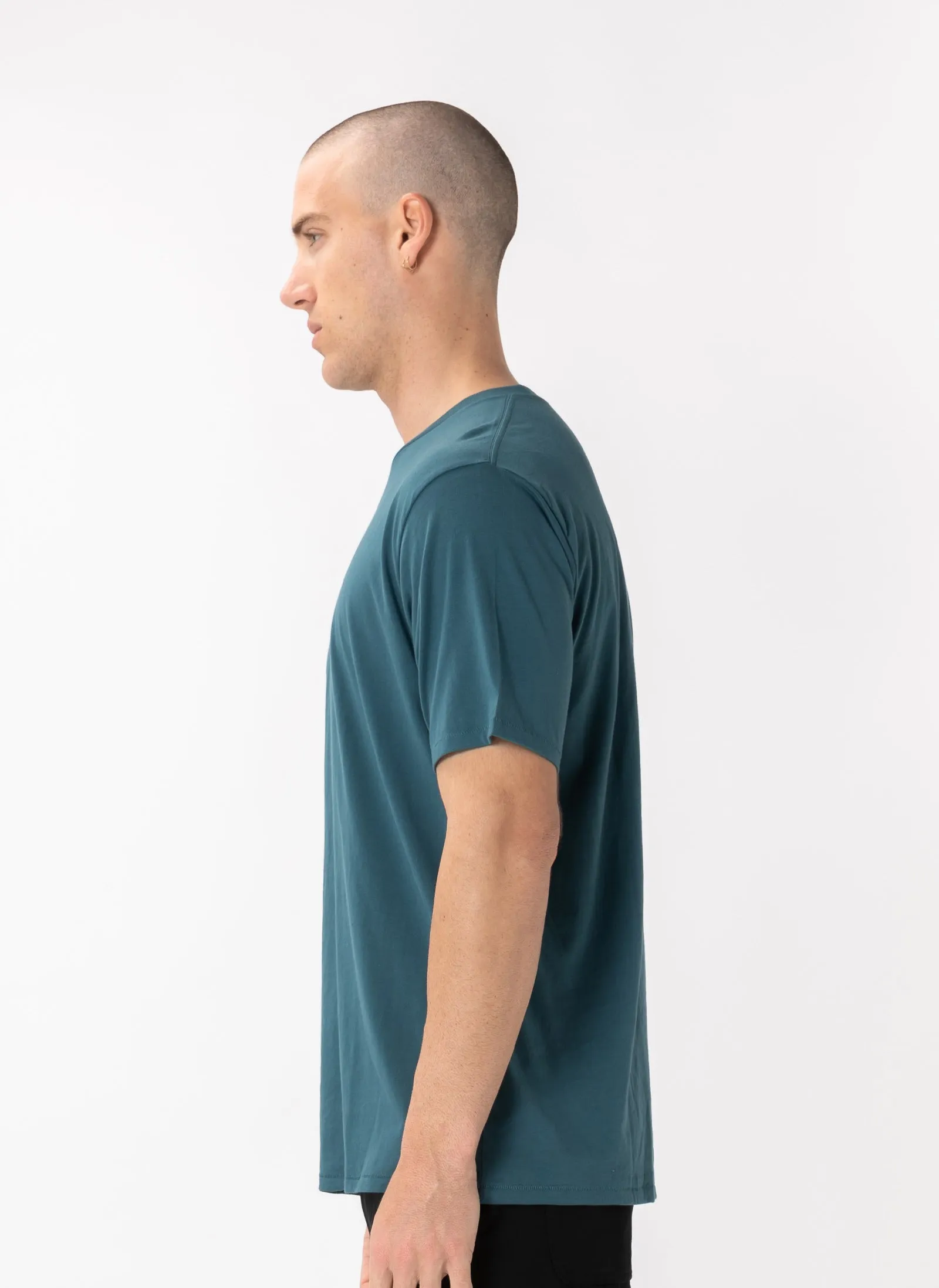 Leisure Micro Tee Teal sold by Barney Cools product image thumbnail 4