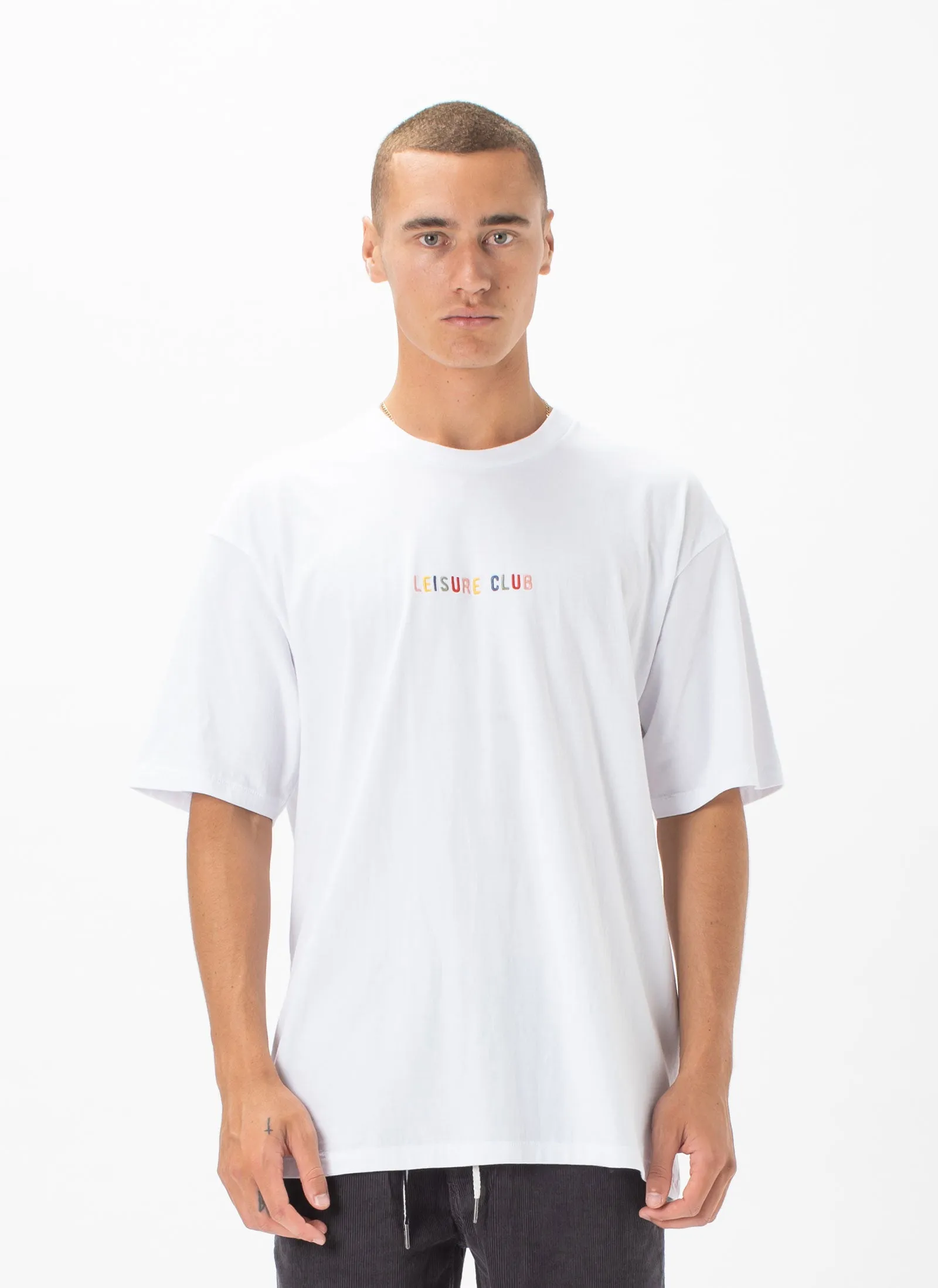 Leisure Micro Tee White sold by Barney Cools