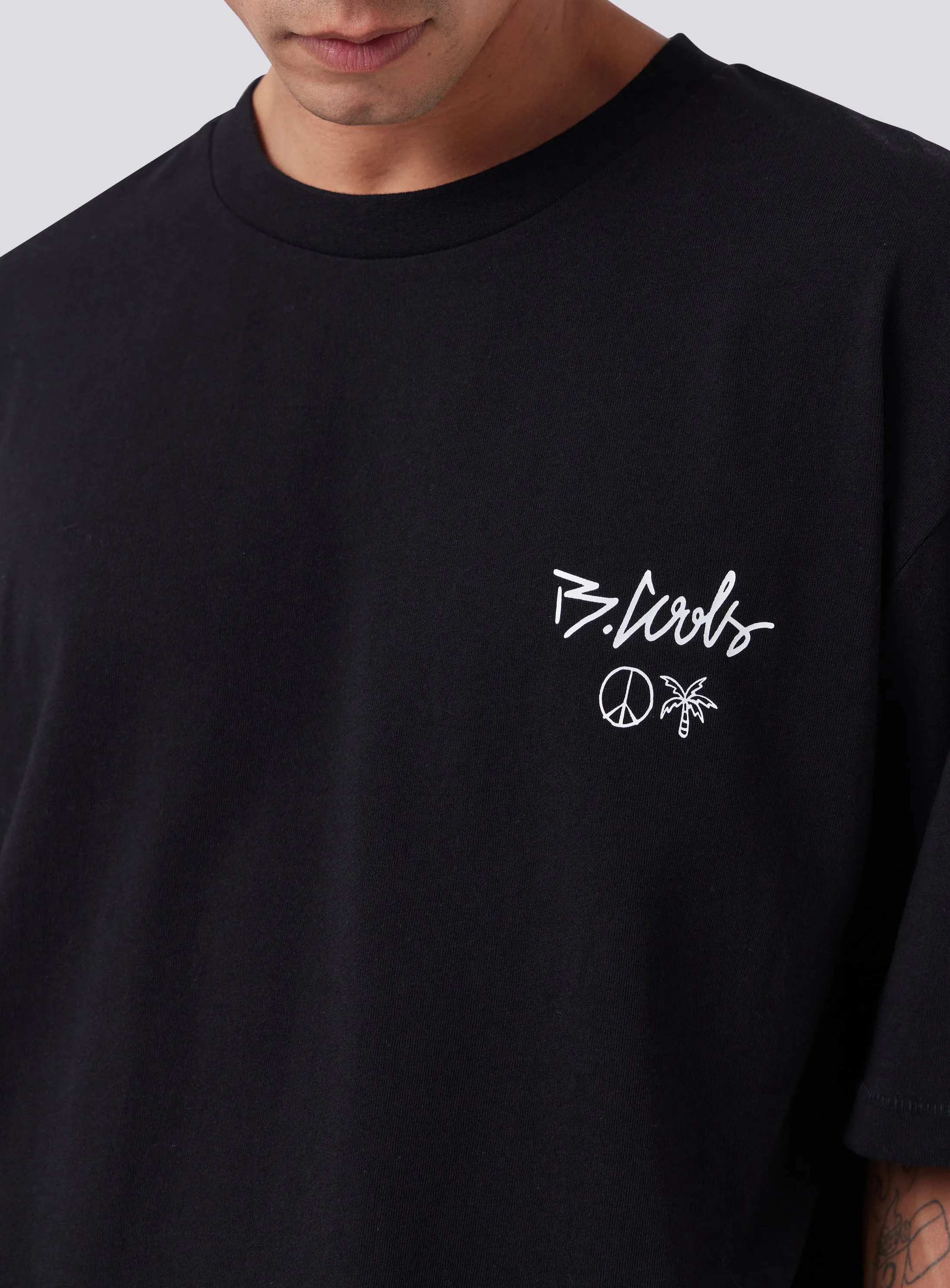 YC Homie Tee Black sold by Barney Cools product image thumbnail 2