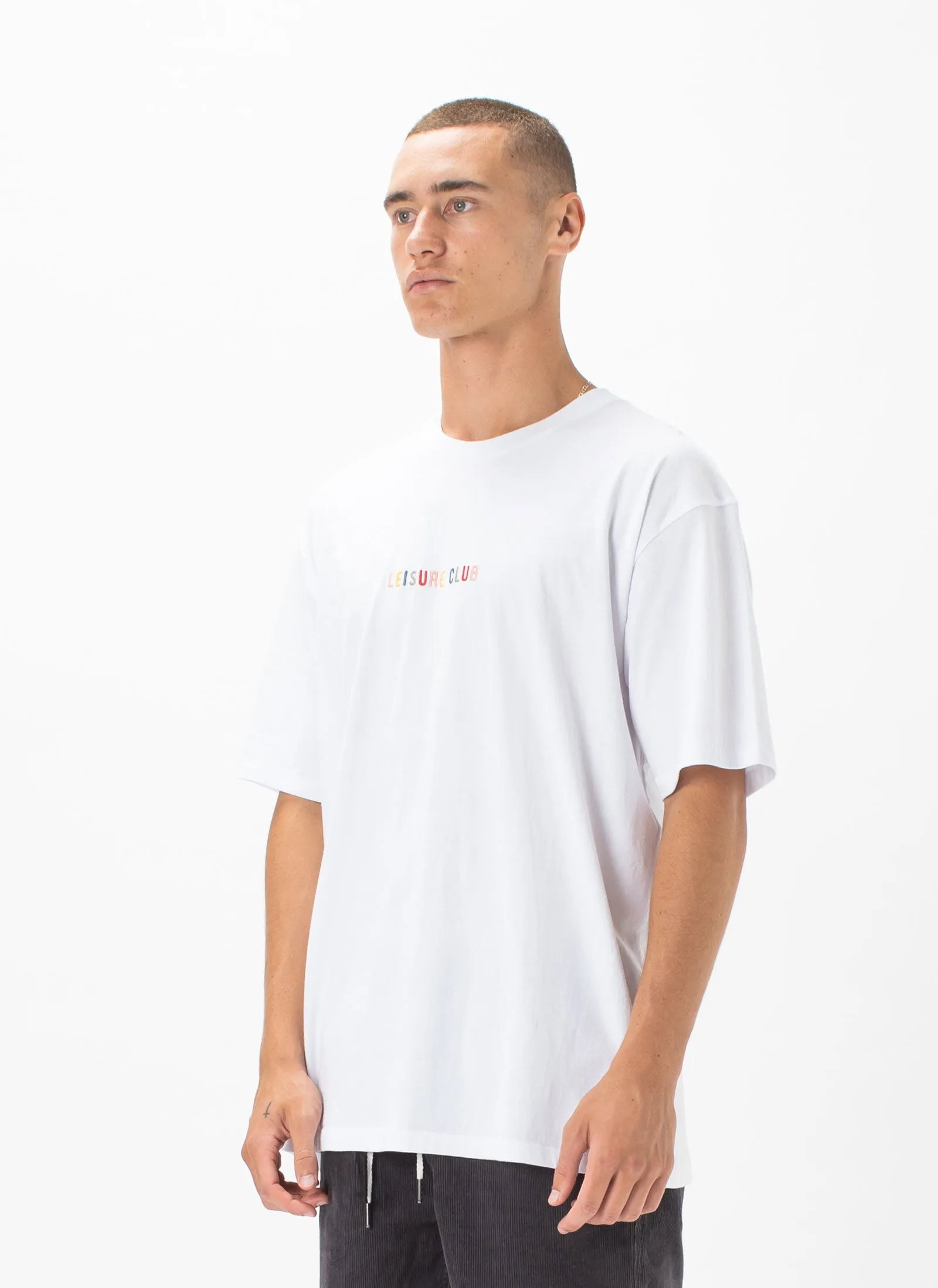 Leisure Micro Tee White sold by Barney Cools product image thumbnail 3
