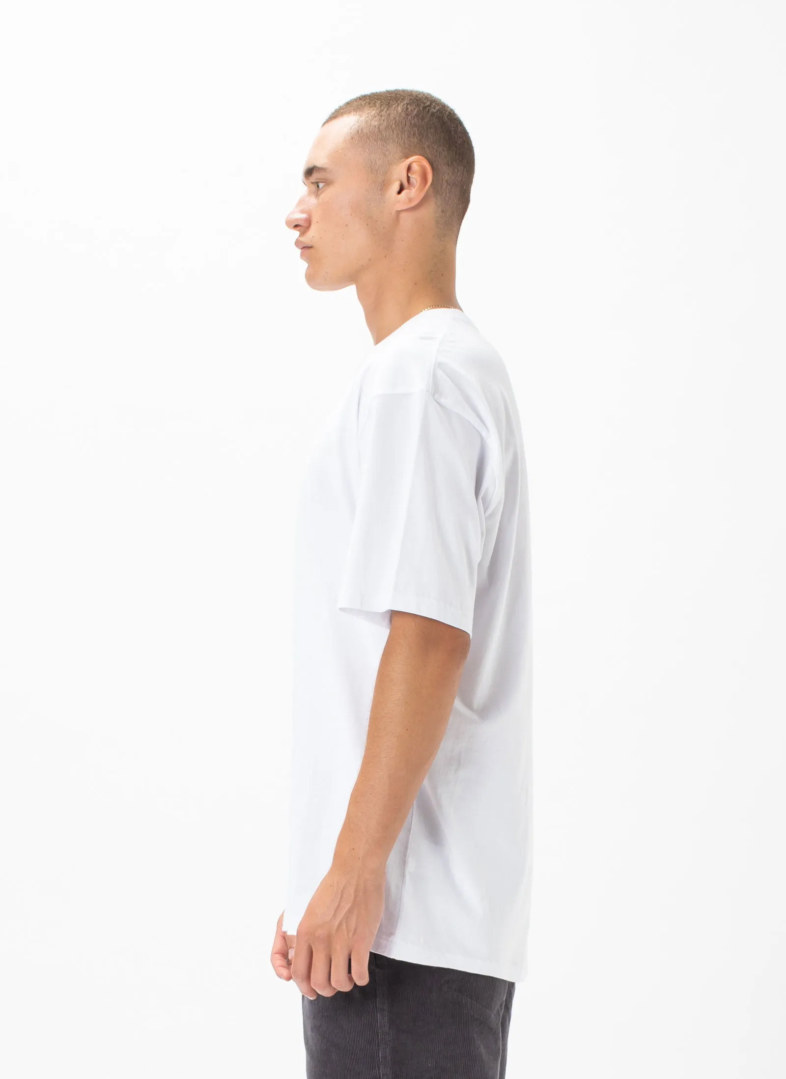 Leisure Micro Tee White sold by Barney Cools product image thumbnail 4