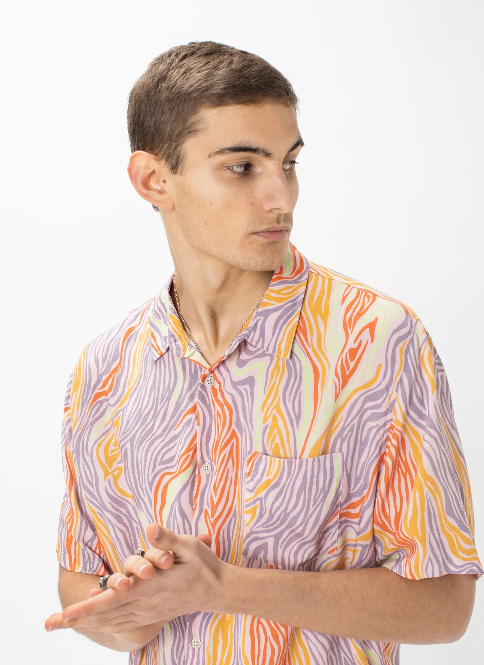 Holiday Shirt Rose Zebra sold by Barney Cools product image thumbnail 5