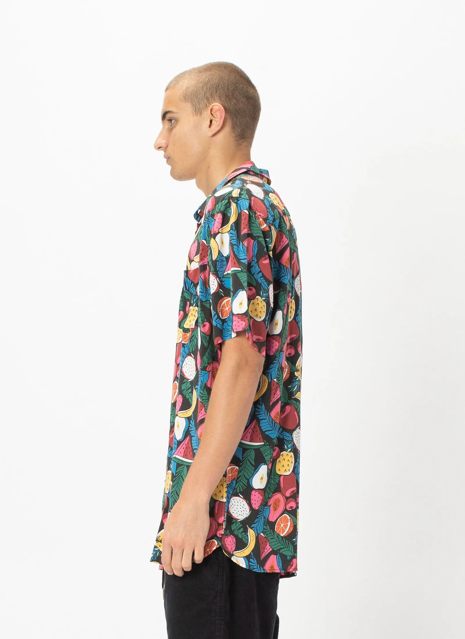 Holiday Short-Sleeve Shirt Black Fruits - Sale sold by Barney Cools product image thumbnail 4