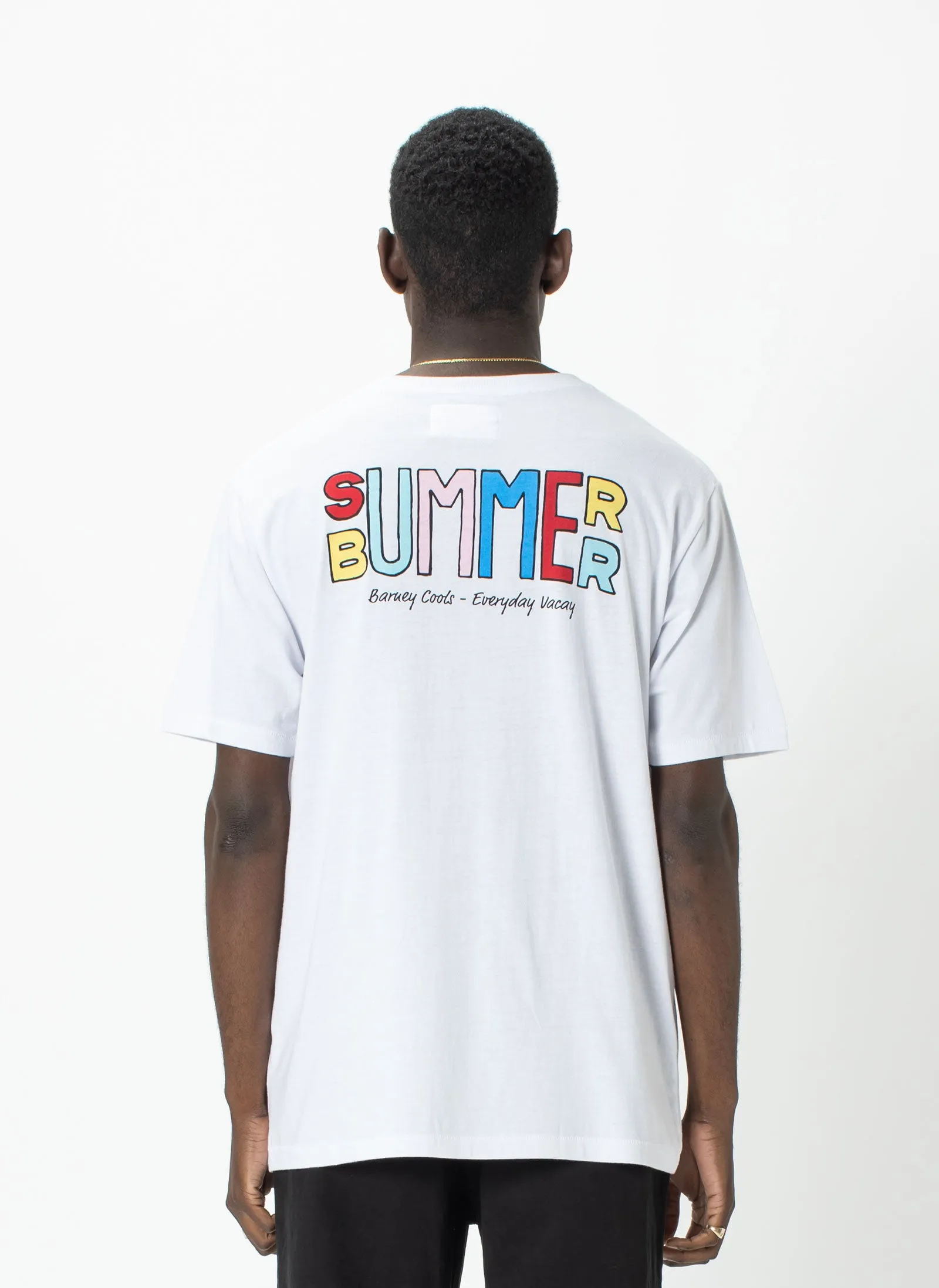 Bummer Tee White sold by Barney Cools product image thumbnail 5