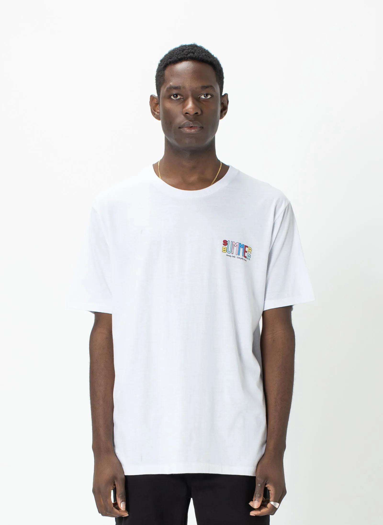Bummer Tee White sold by Barney Cools product image thumbnail 2