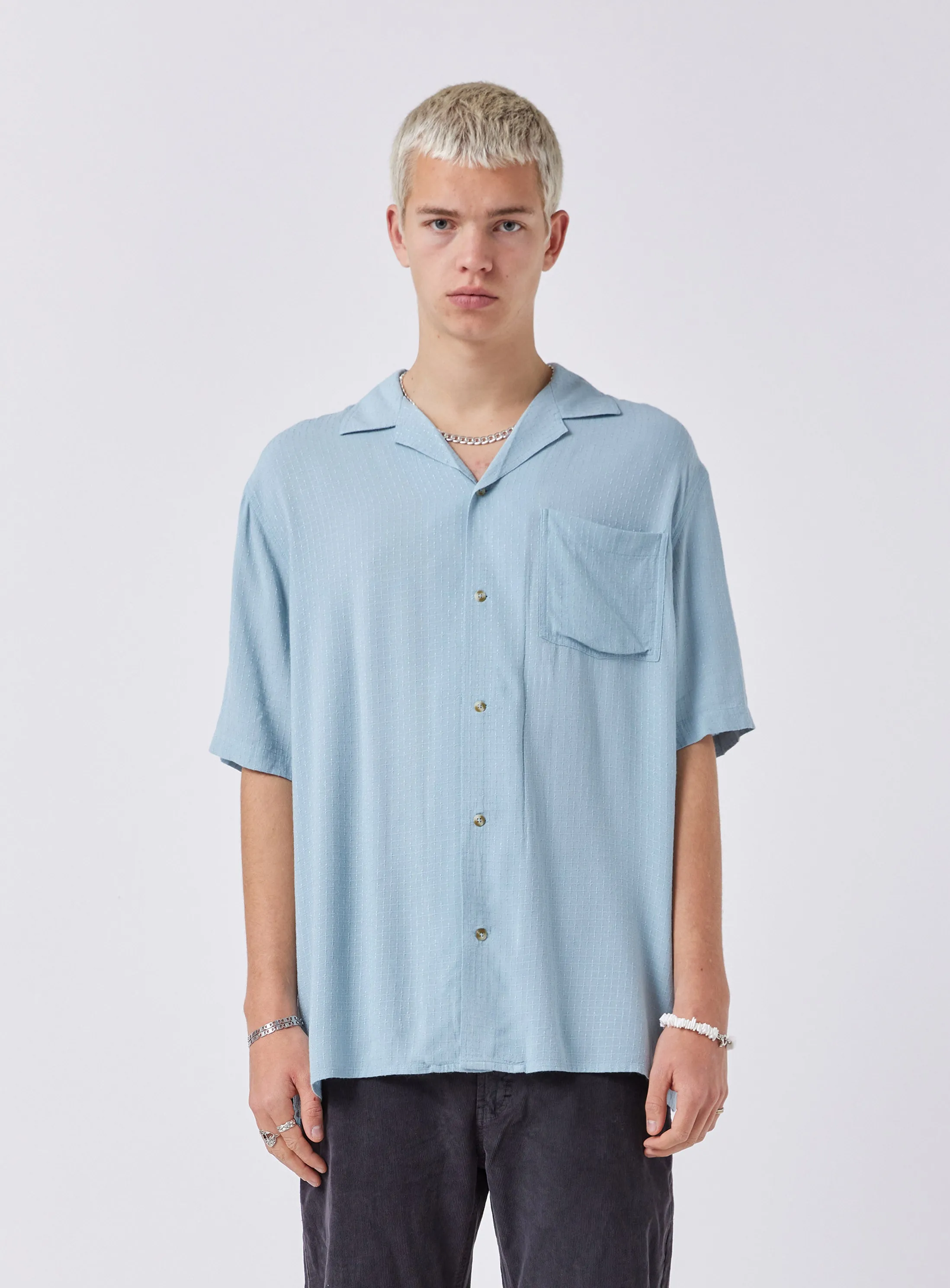 Resort Shirt Reef Jacquard sold by Barney Cools
