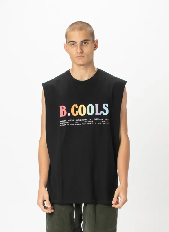 B.Bold Muscle Tee Black sold by Barney Cools