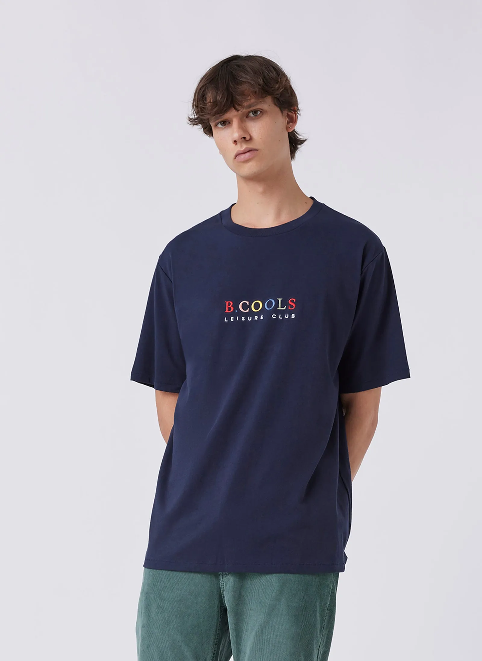 Leisure Club Tee Slate sold by Barney Cools