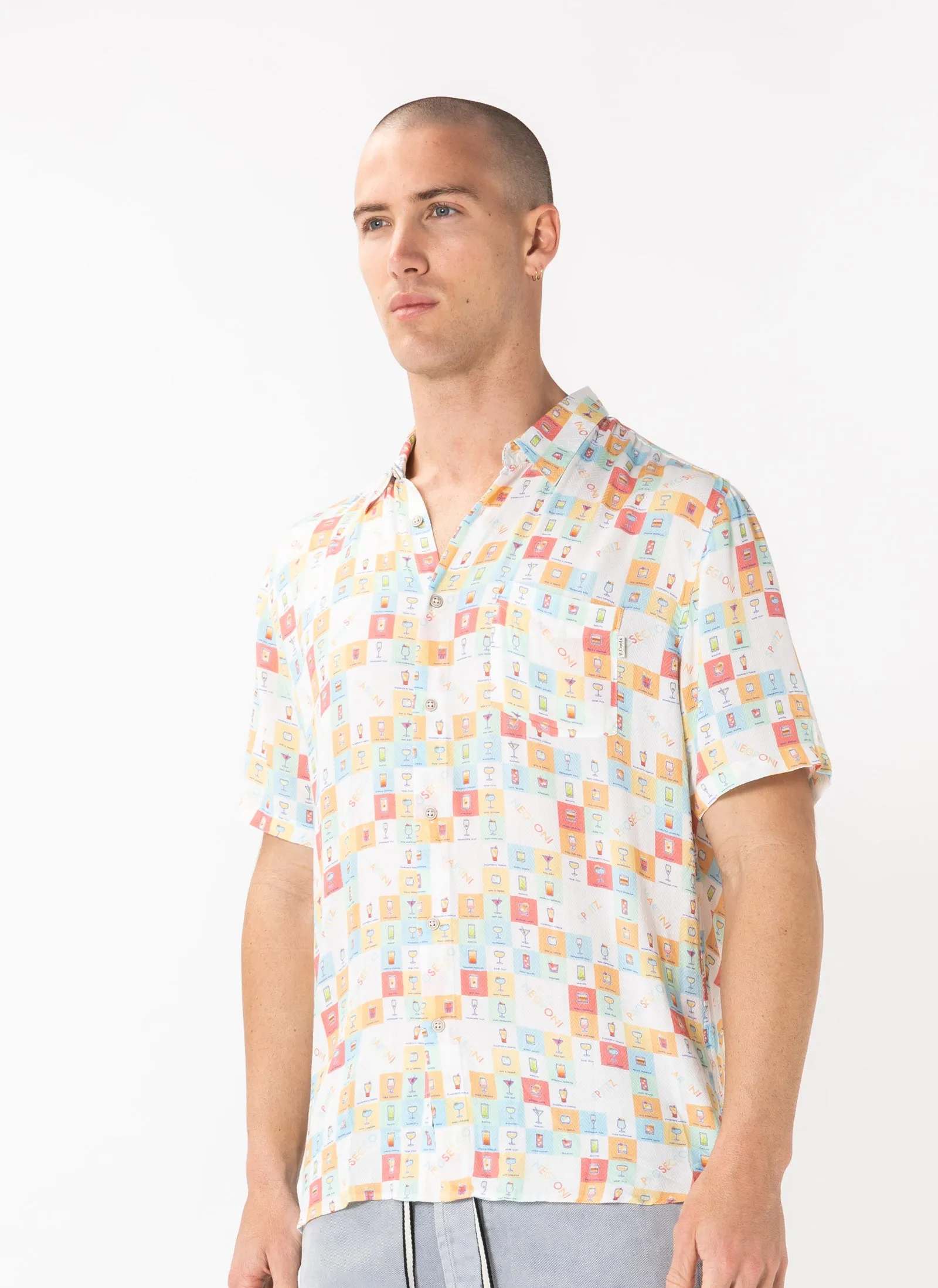 Holiday Shirt Cocktail Hour sold by Barney Cools product image thumbnail 3