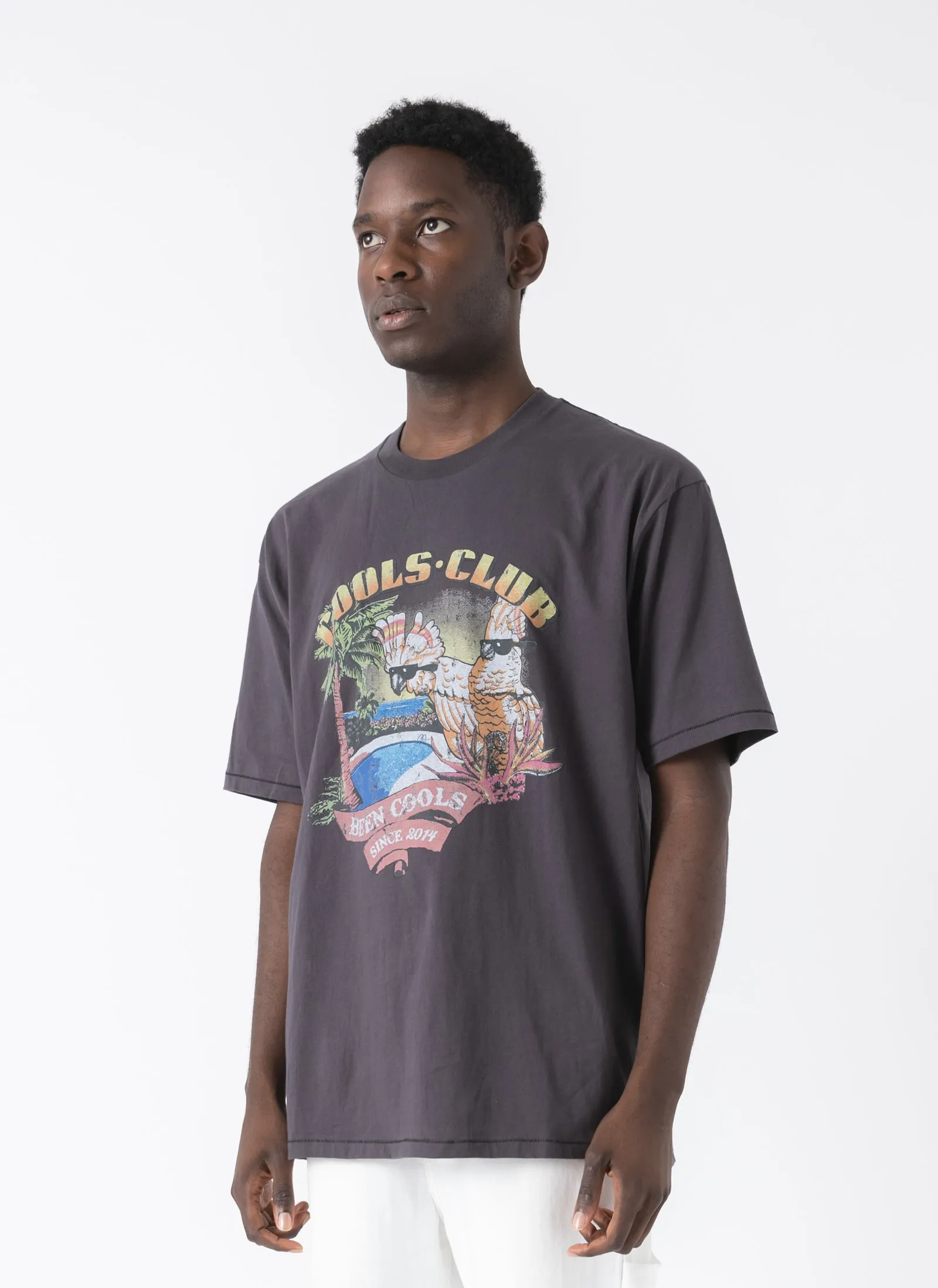 Island Tee Pigment Black sold by Barney Cools product image thumbnail 3