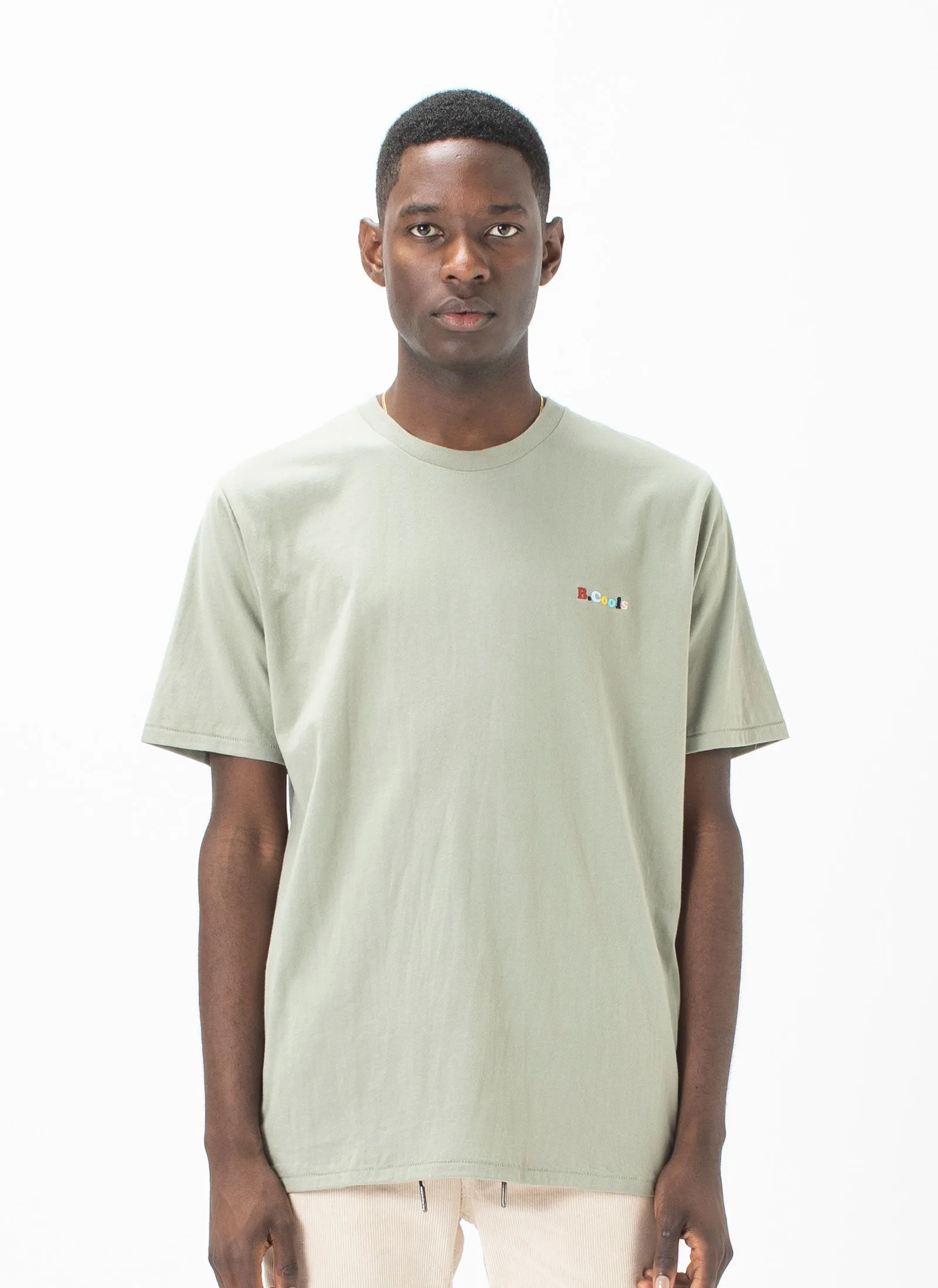 B.Cools Retro Embro Tee Sage sold by Barney Cools