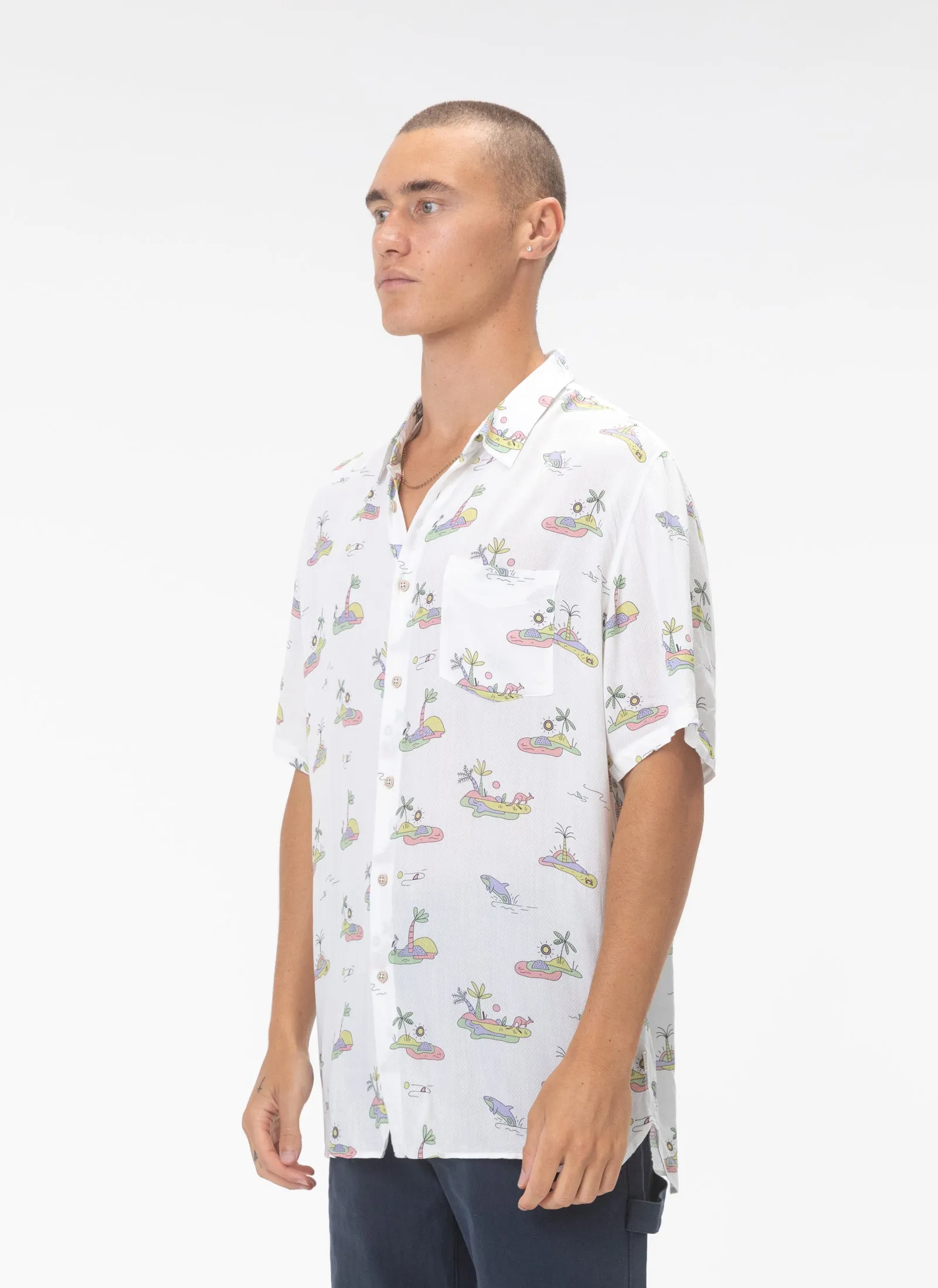 Holiday Shirt White Summer sold by Barney Cools product image thumbnail 3