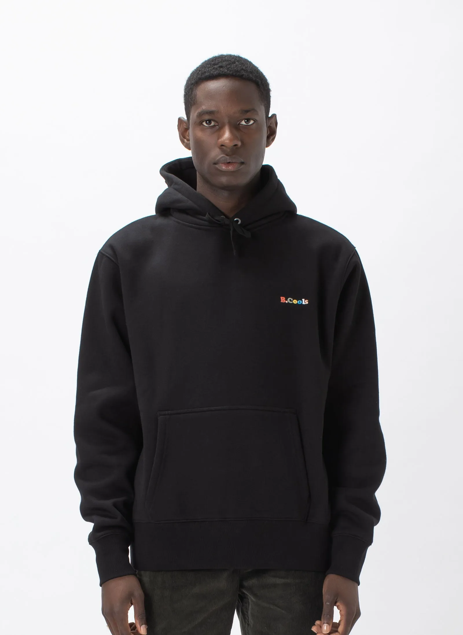 Retro Embro Hood Black sold by Barney Cools