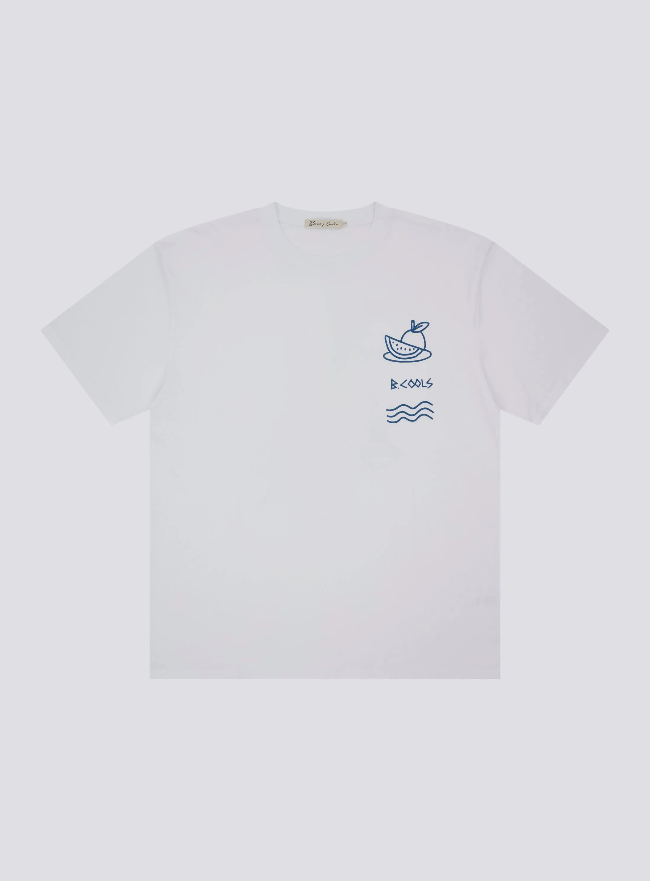 Greco Tee White sold by Barney Cools product image thumbnail 3