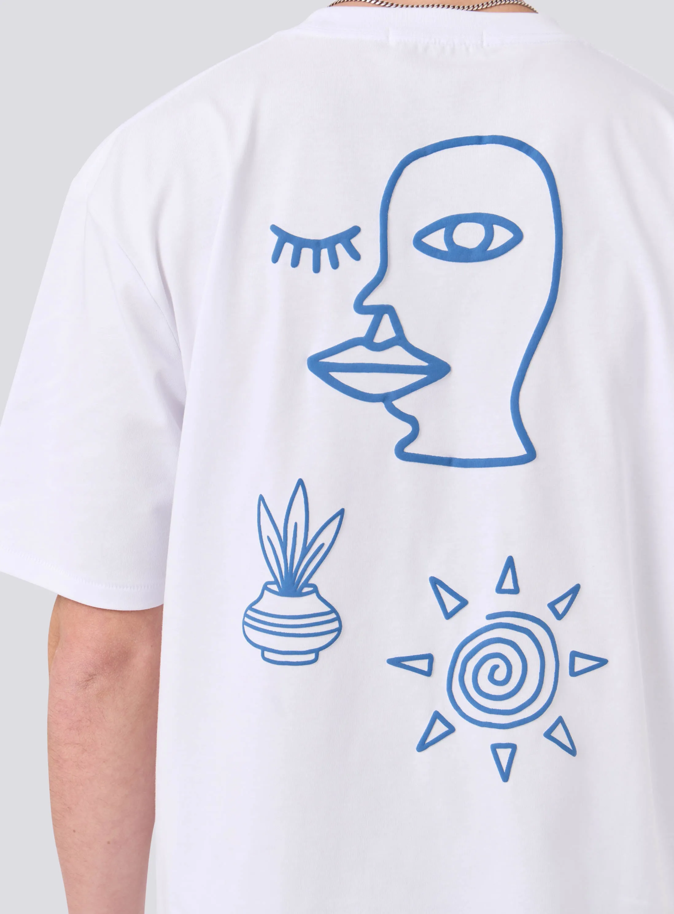 Greco Tee White sold by Barney Cools product image thumbnail 2