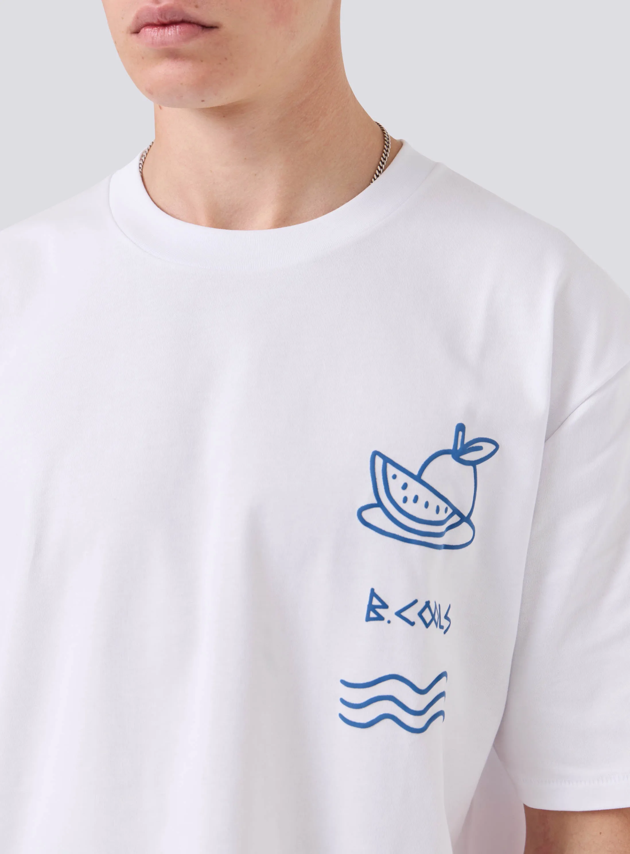 Greco Tee White sold by Barney Cools product image thumbnail 5