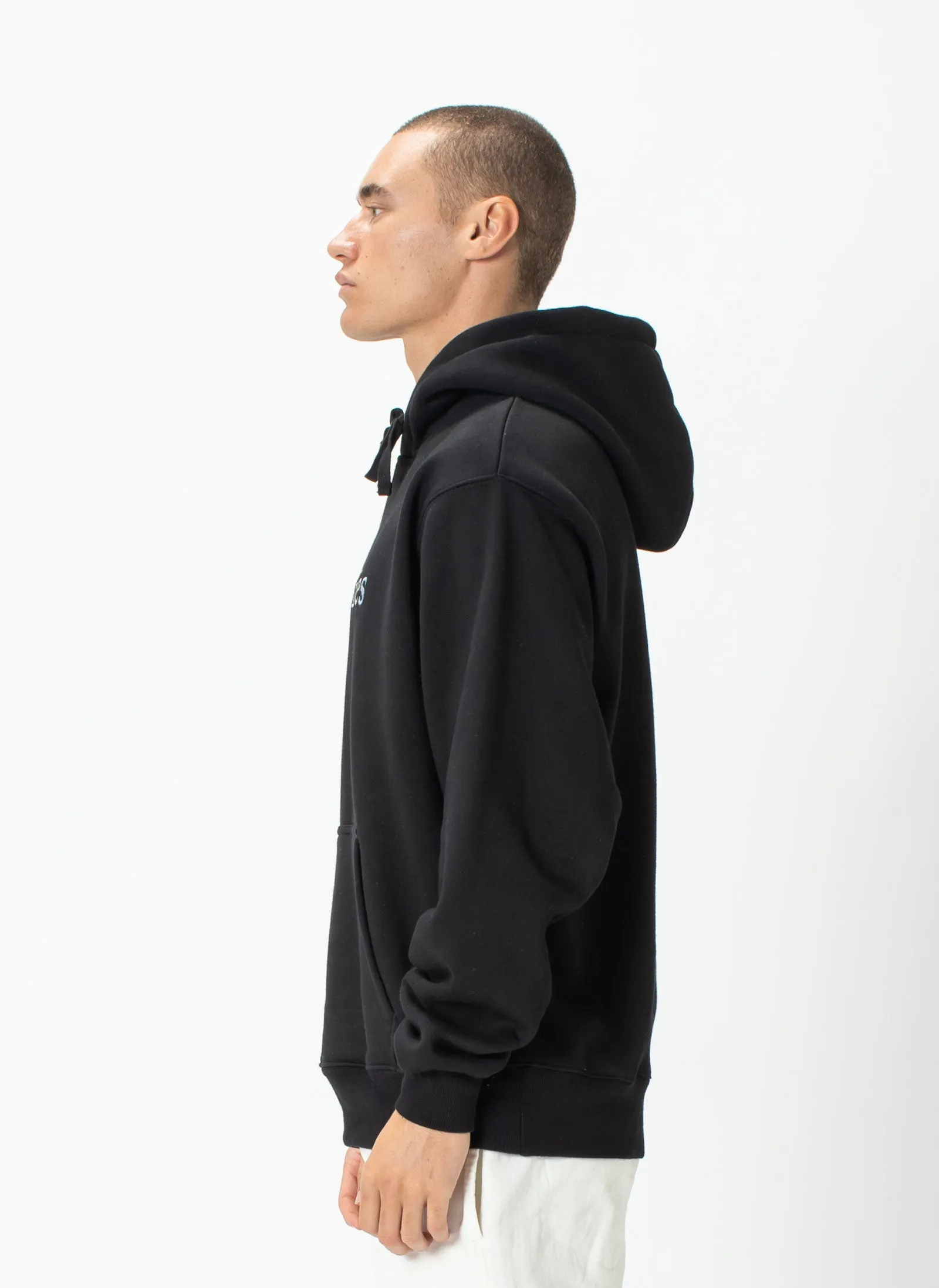 No Worries Hood Fleece Black sold by Barney Cools product image thumbnail 4