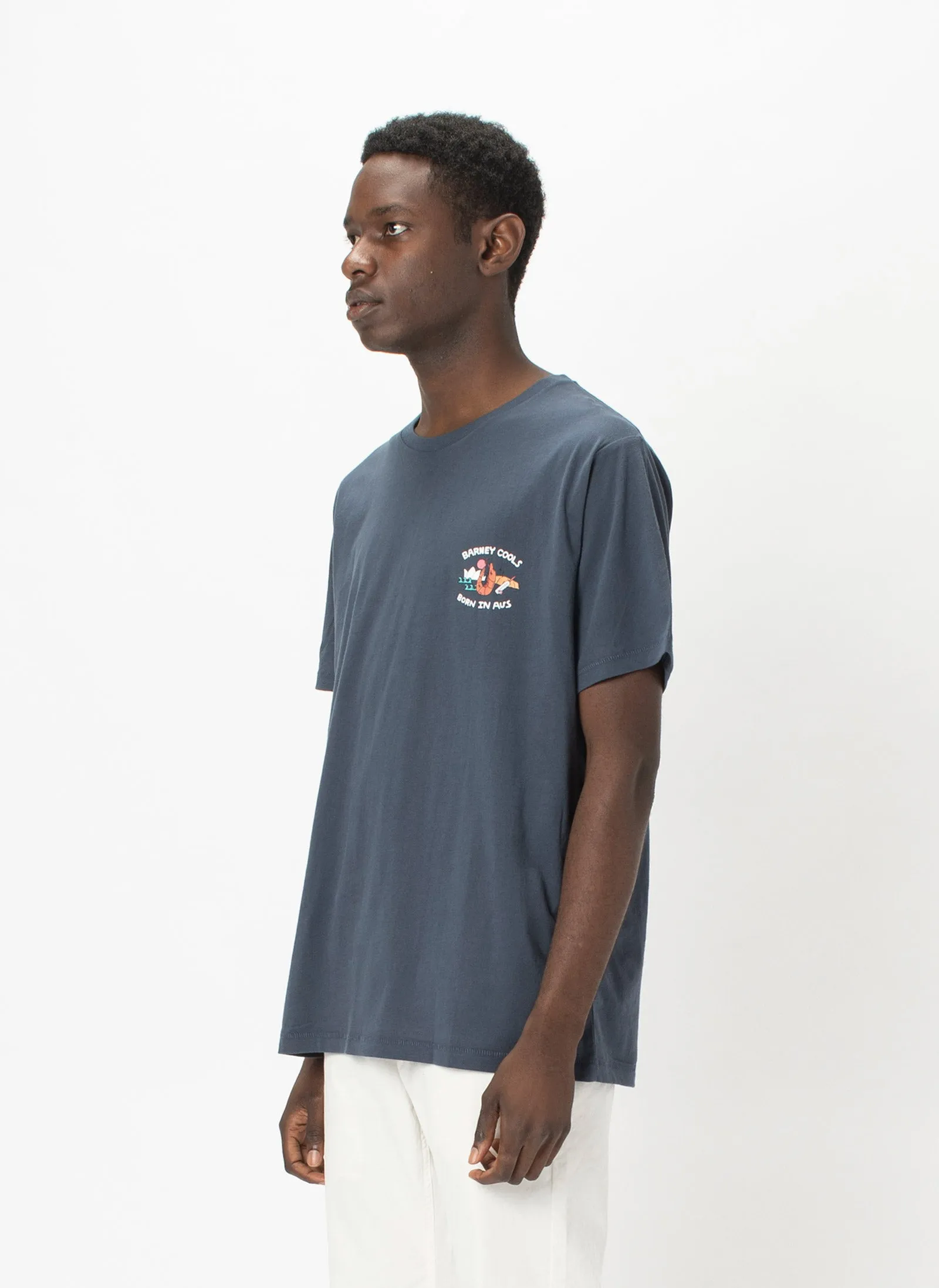Born In Aus Tee Navy sold by Barney Cools product image thumbnail 3