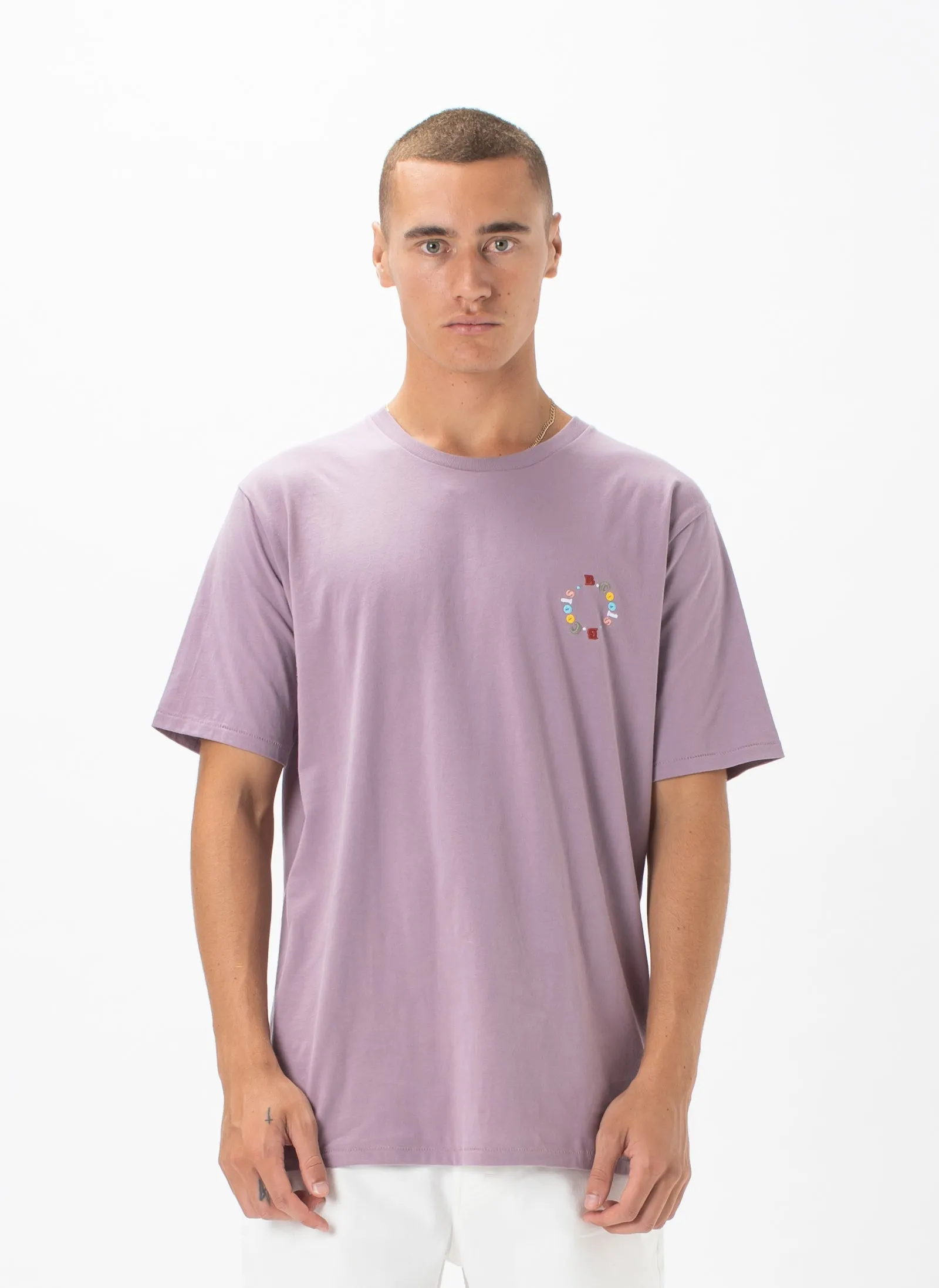 Circle Tee Lilac sold by Barney Cools