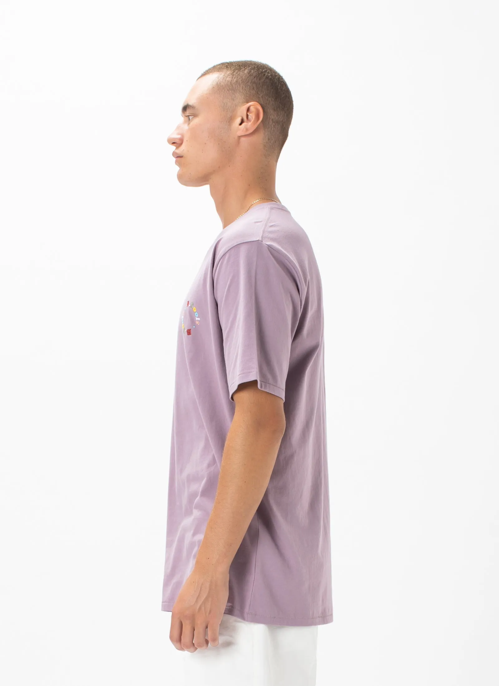 Circle Tee Lilac sold by Barney Cools product image thumbnail 4
