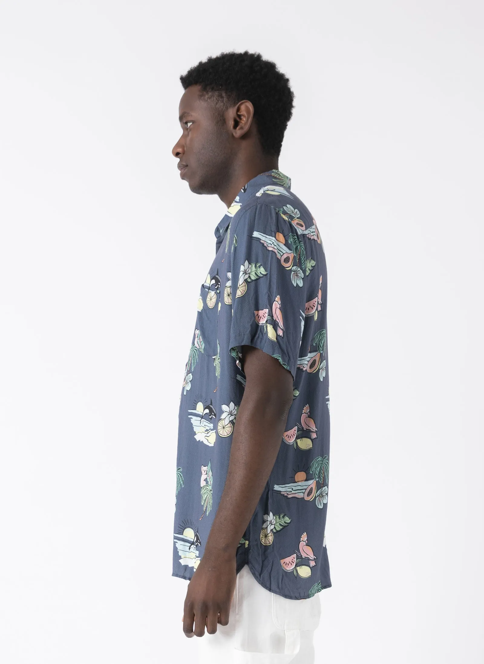 Holiday Shirt Navy Tropic sold by Barney Cools product image thumbnail 3