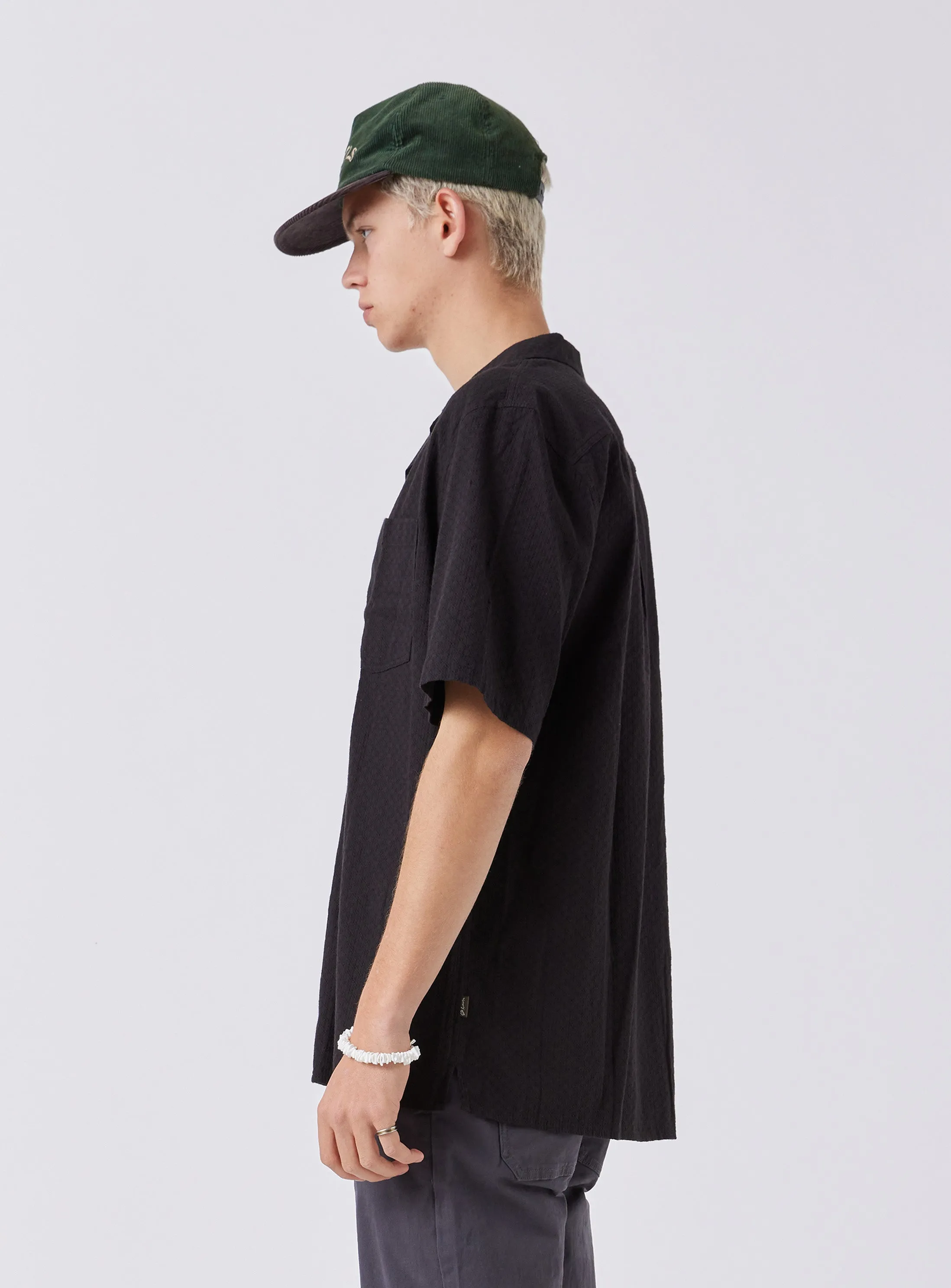 Resort Shirt Luxe Black sold by Barney Cools product image thumbnail 4