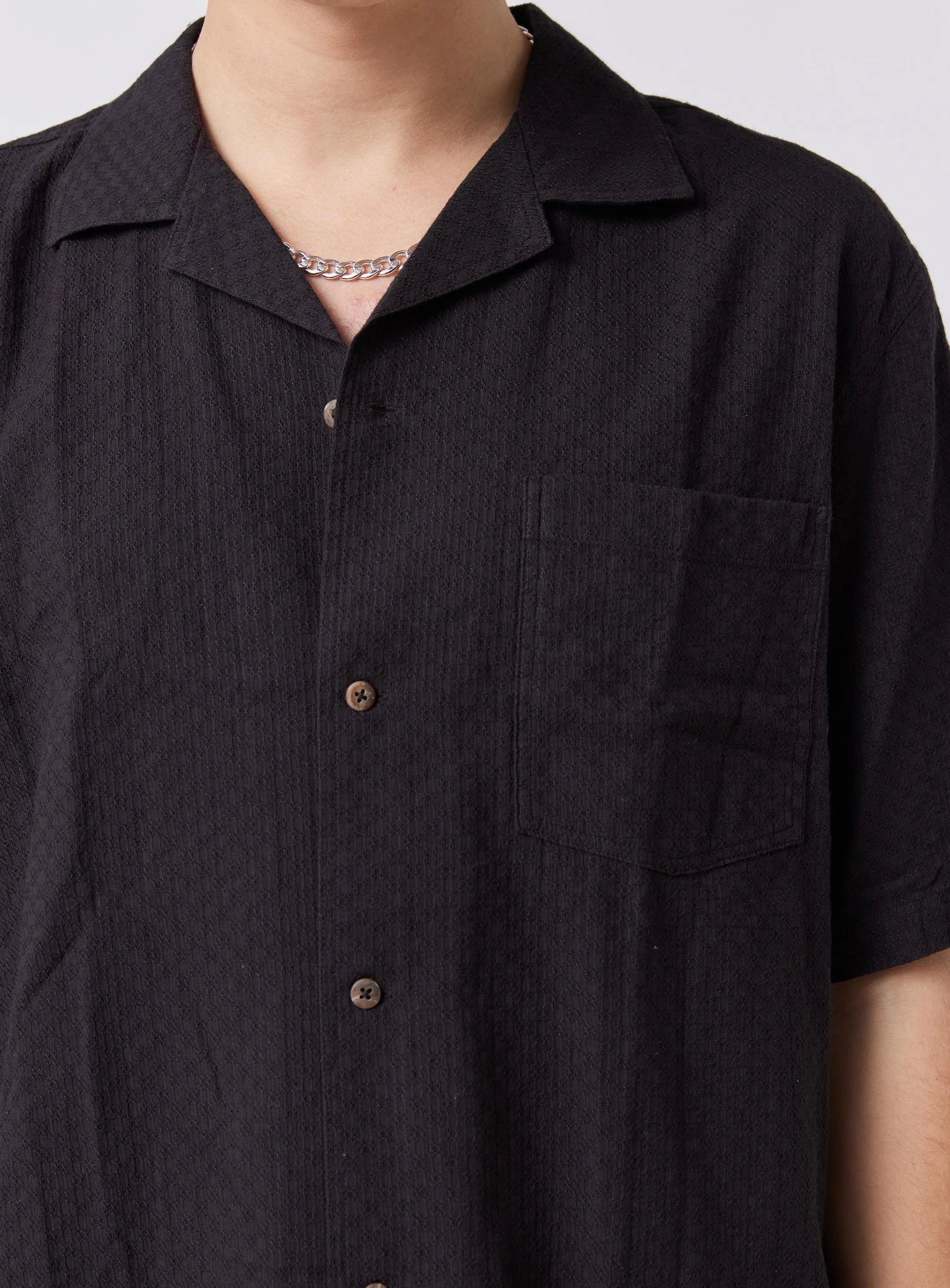 Resort Shirt Luxe Black sold by Barney Cools product image thumbnail 2