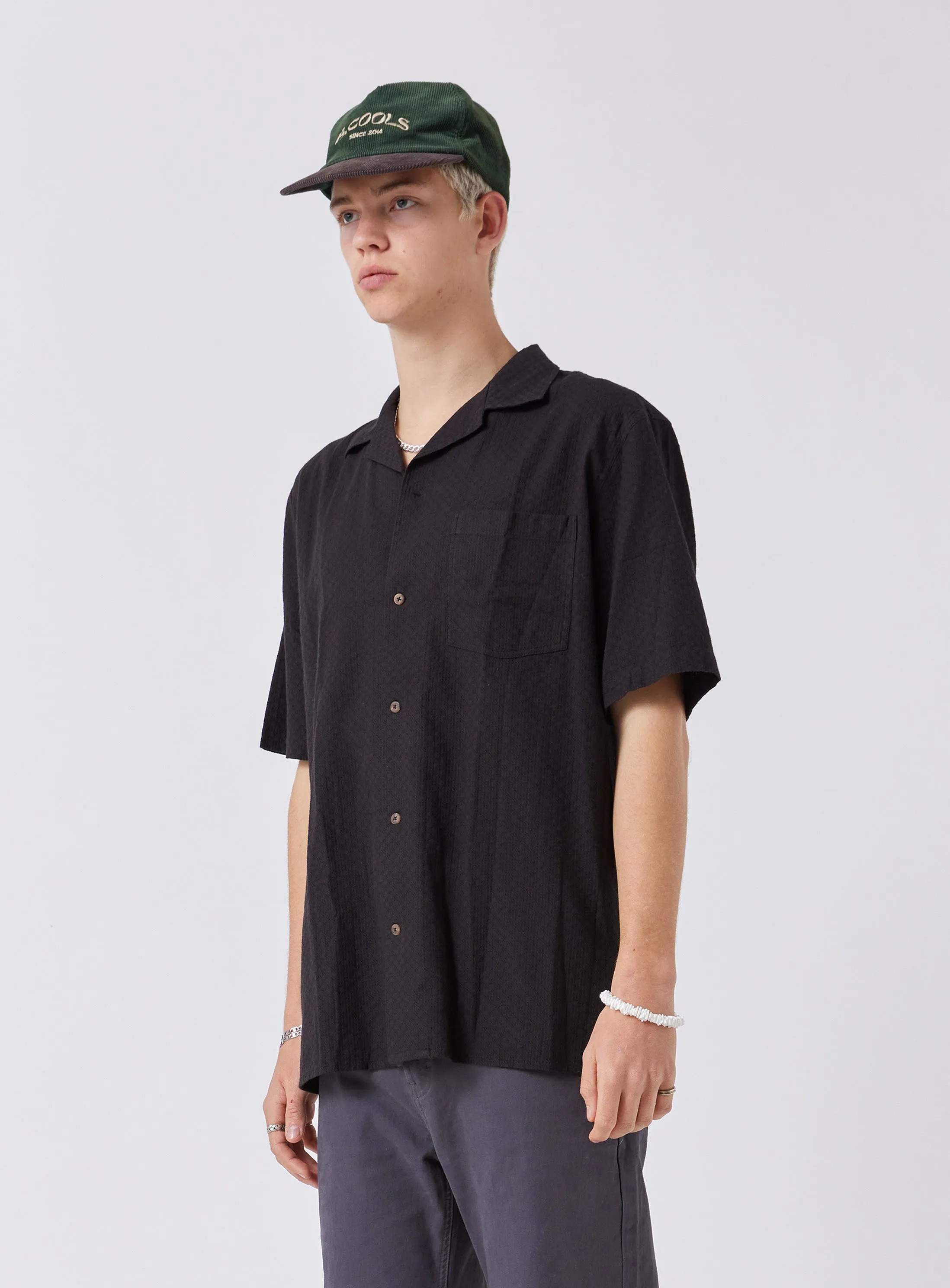 Resort Shirt Luxe Black sold by Barney Cools product image thumbnail 3