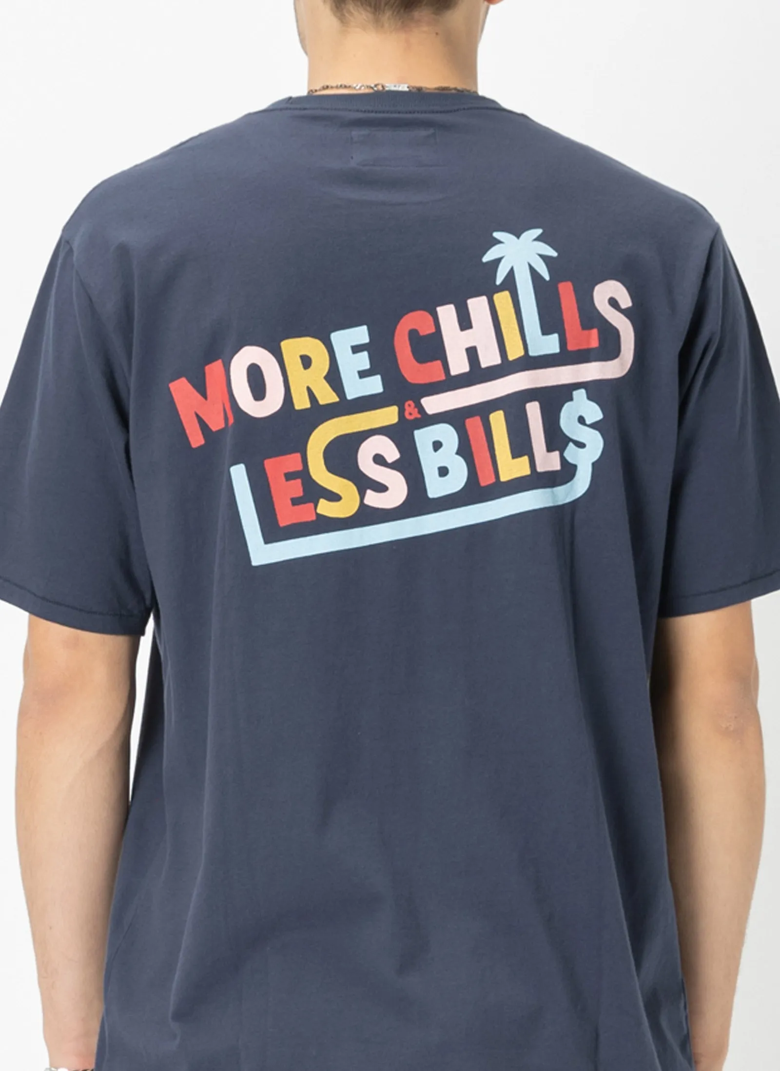 More Chills Tee Slate sold by Barney Cools